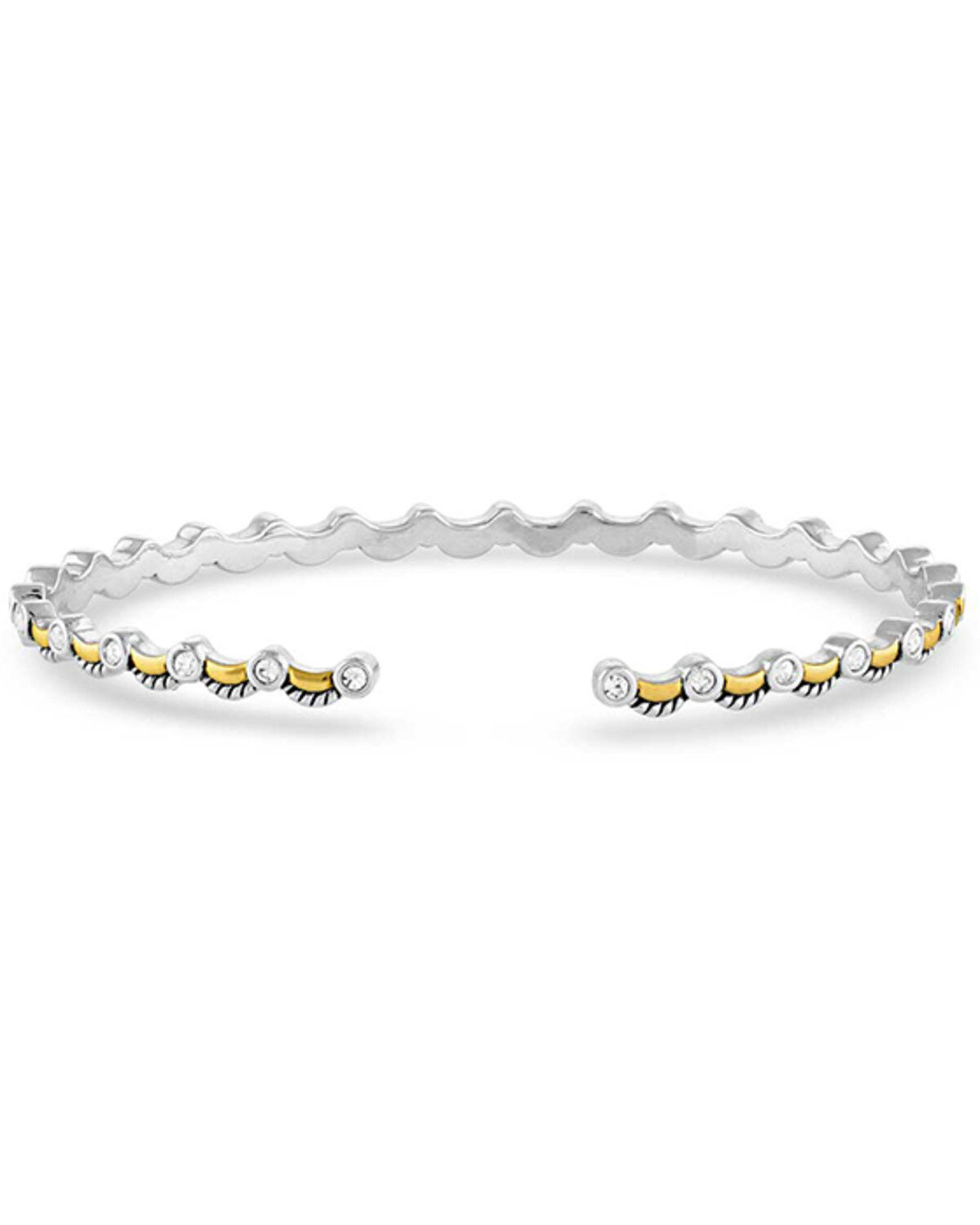 Montana Silversmiths Women's Gold Crystal Cuff
