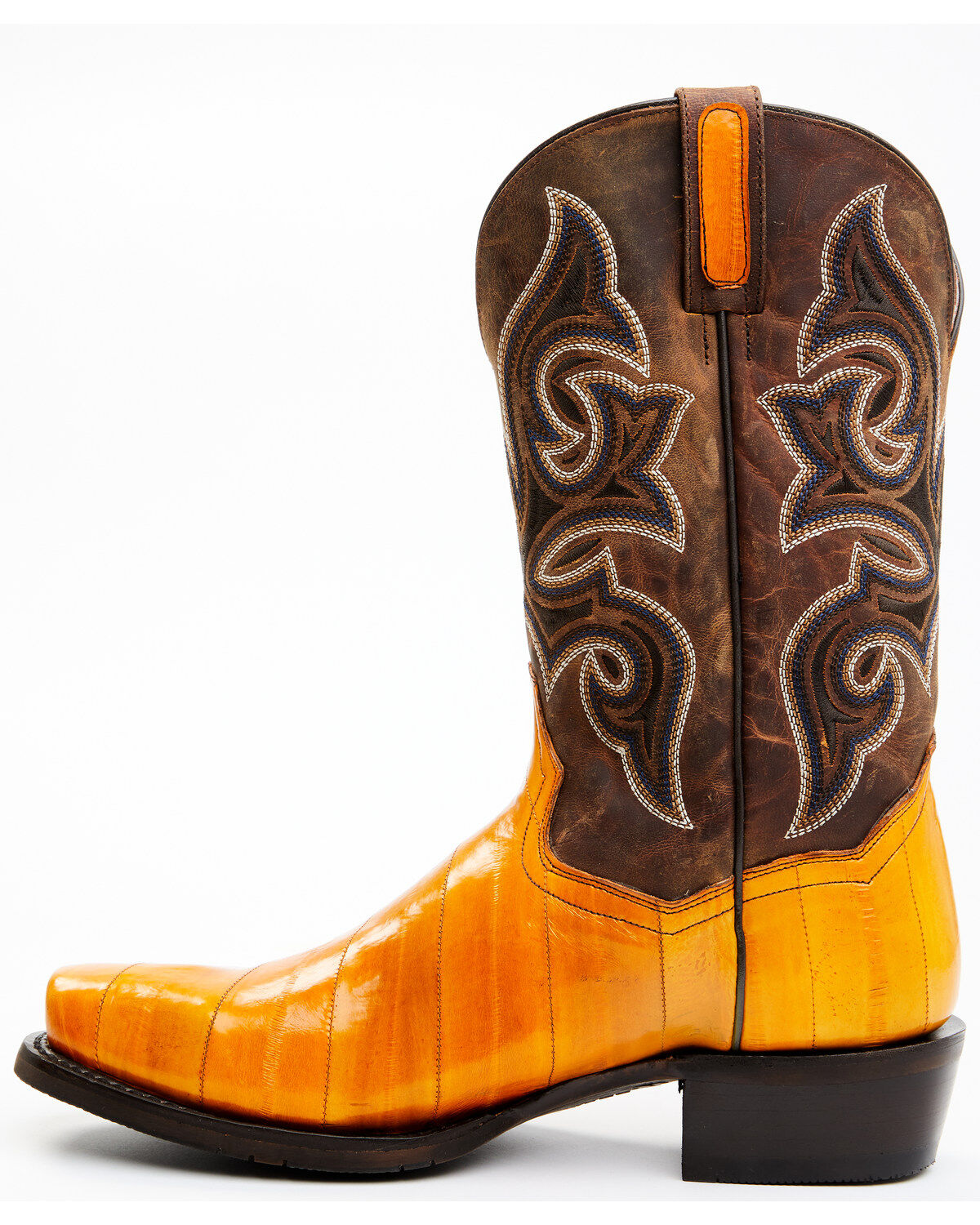 Dan Post Men's Eel Exotic Western Boots - Square Toe