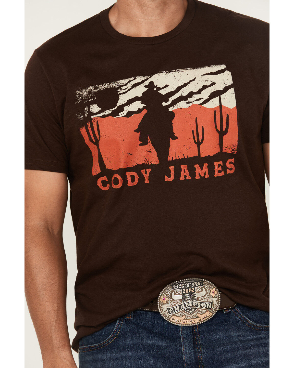 Cody James Men's Sunset Rider Short Sleeve Graphic T-Shirt