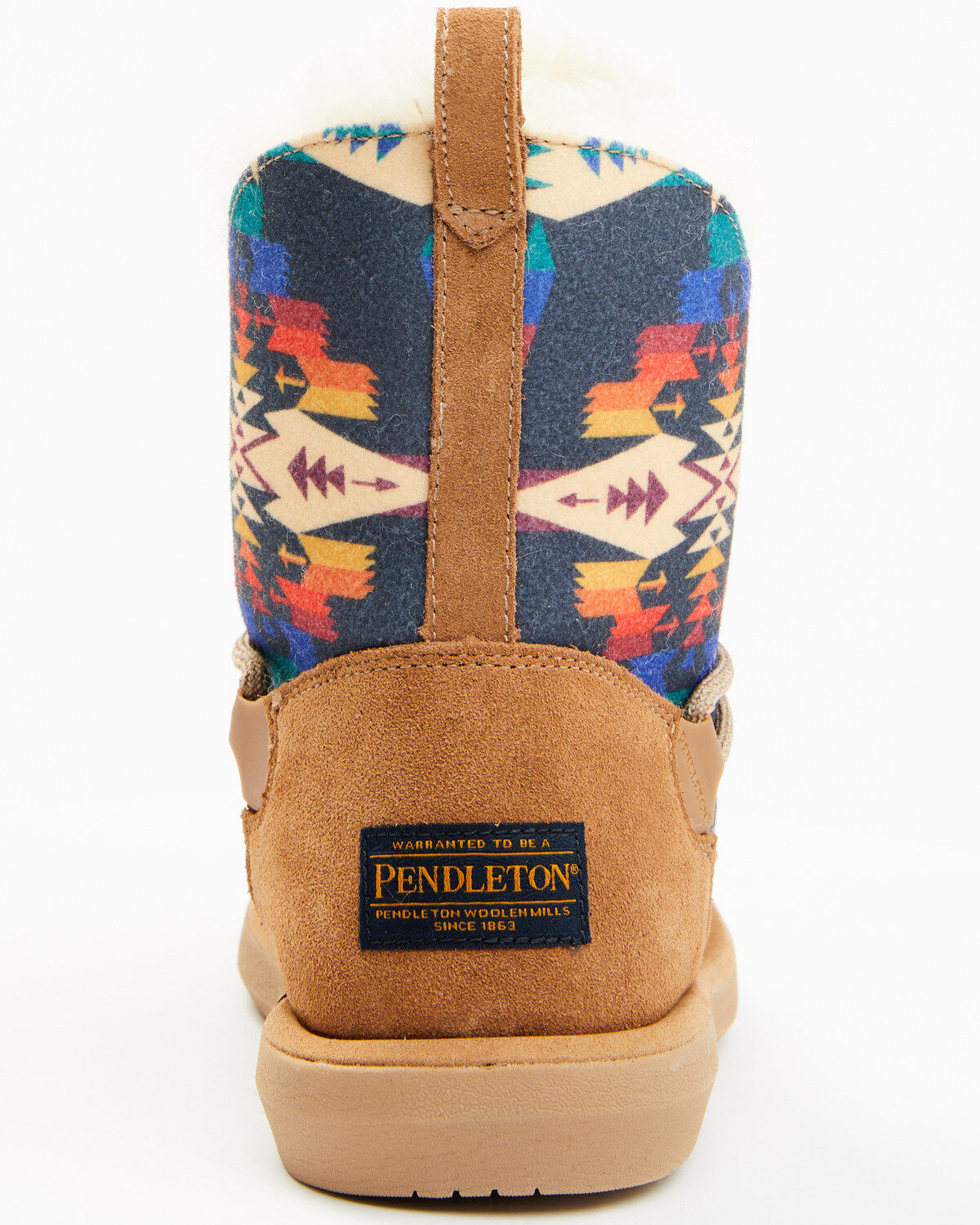 Pendleton Women's Tie-Back Casual Western Boots - Round Toe
