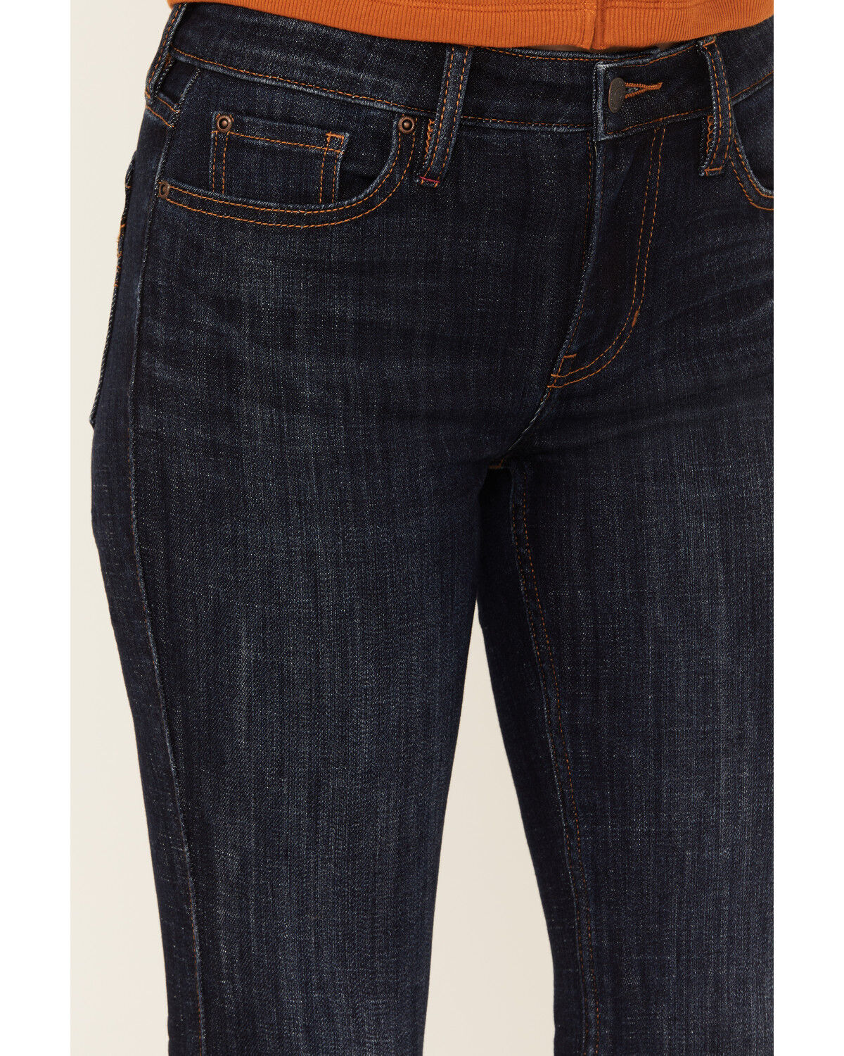 Idyllwind Women's Caldwell Dark Wash Mid Rise Bootcut Stretch Denim Jeans