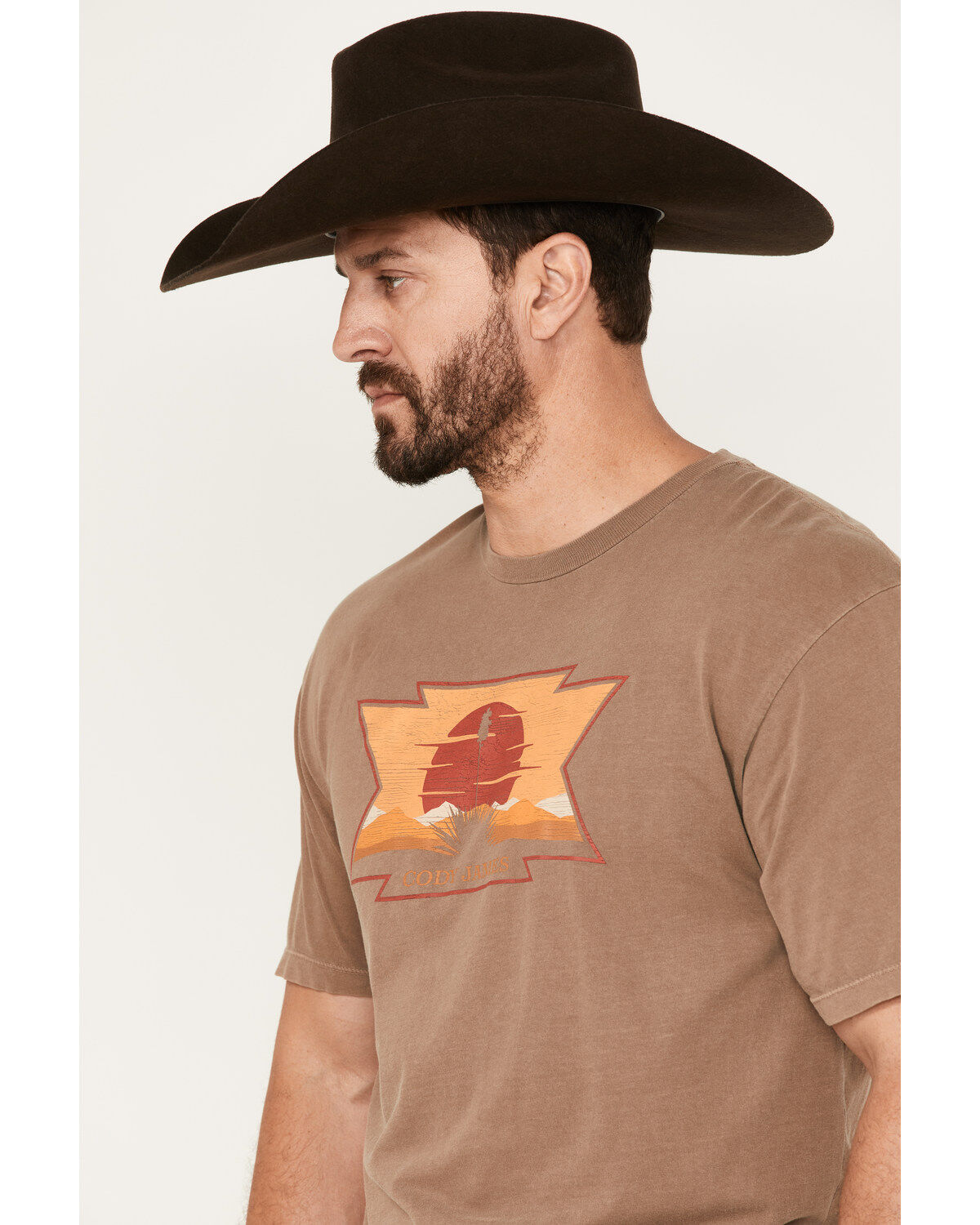 Cody James Men's Sunset Logo Graphic T-Shirt