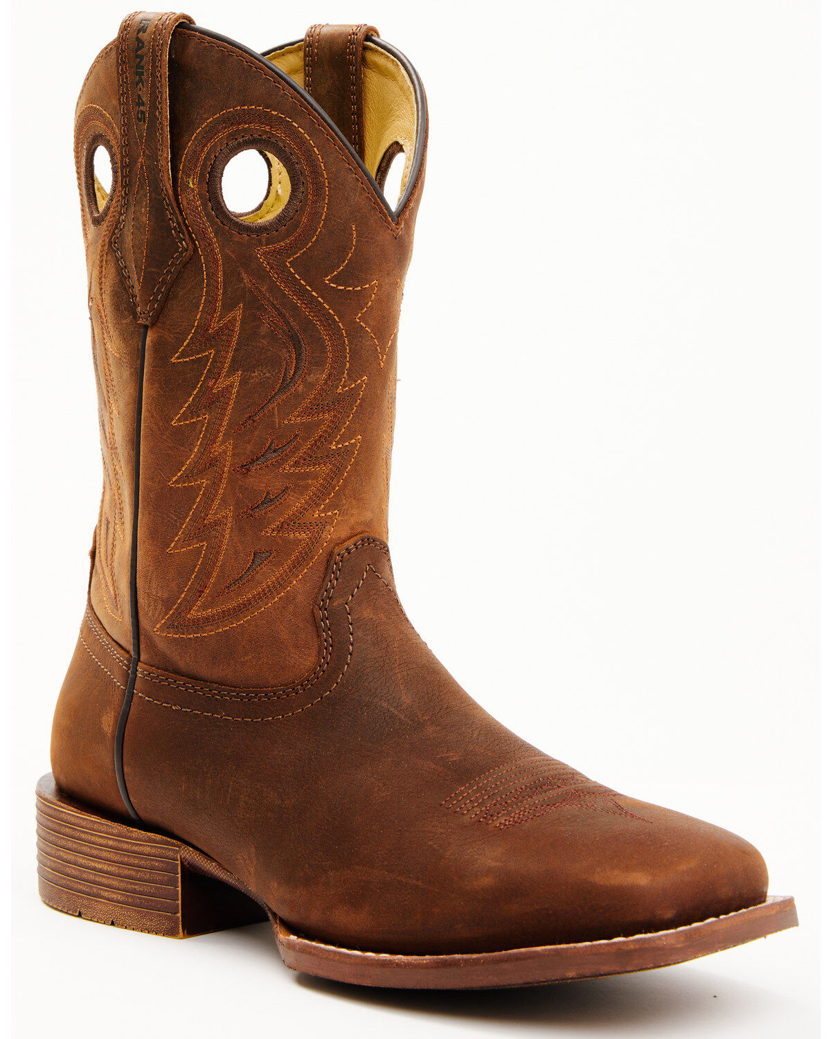 RANK 45® Men's Warrior Xero Gravity Western Performance Boots - Broad Square Toe