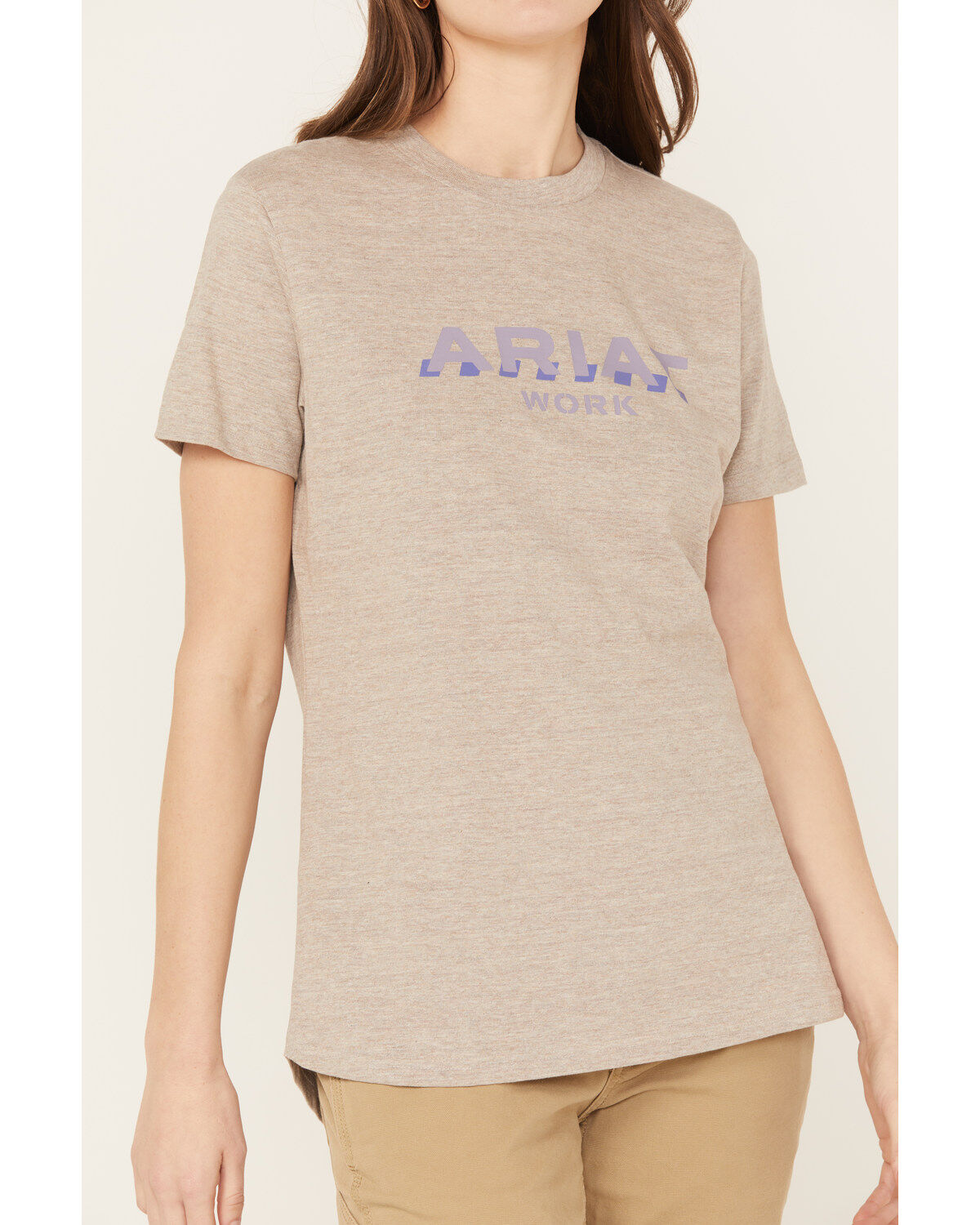 Ariat Women's Rebar Cotton Strong Logo Short Sleeve Work Tee