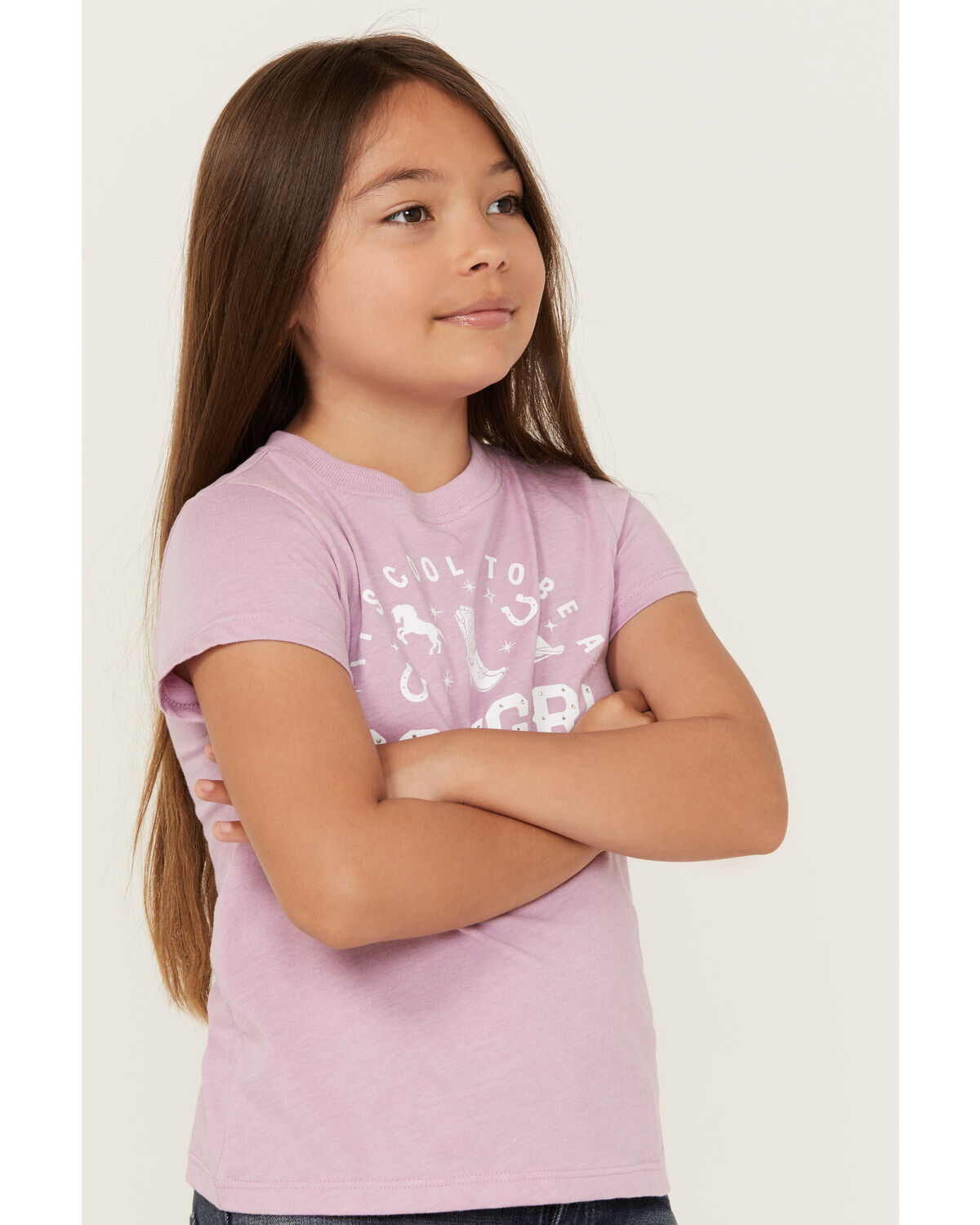 Shyanne Girls' Cool To Be A Cowgirl Short Sleeve Graphic Tee