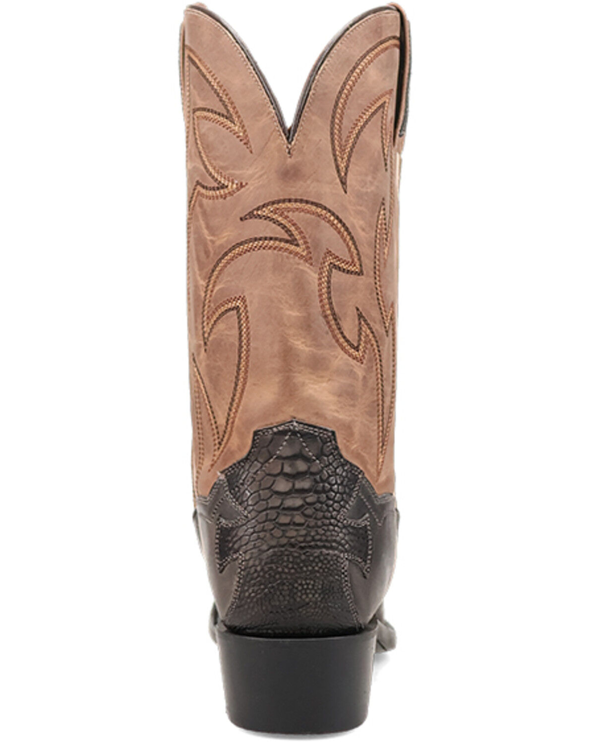Dan Post Men's Exotic Ostrich Western Boots - Square Toe