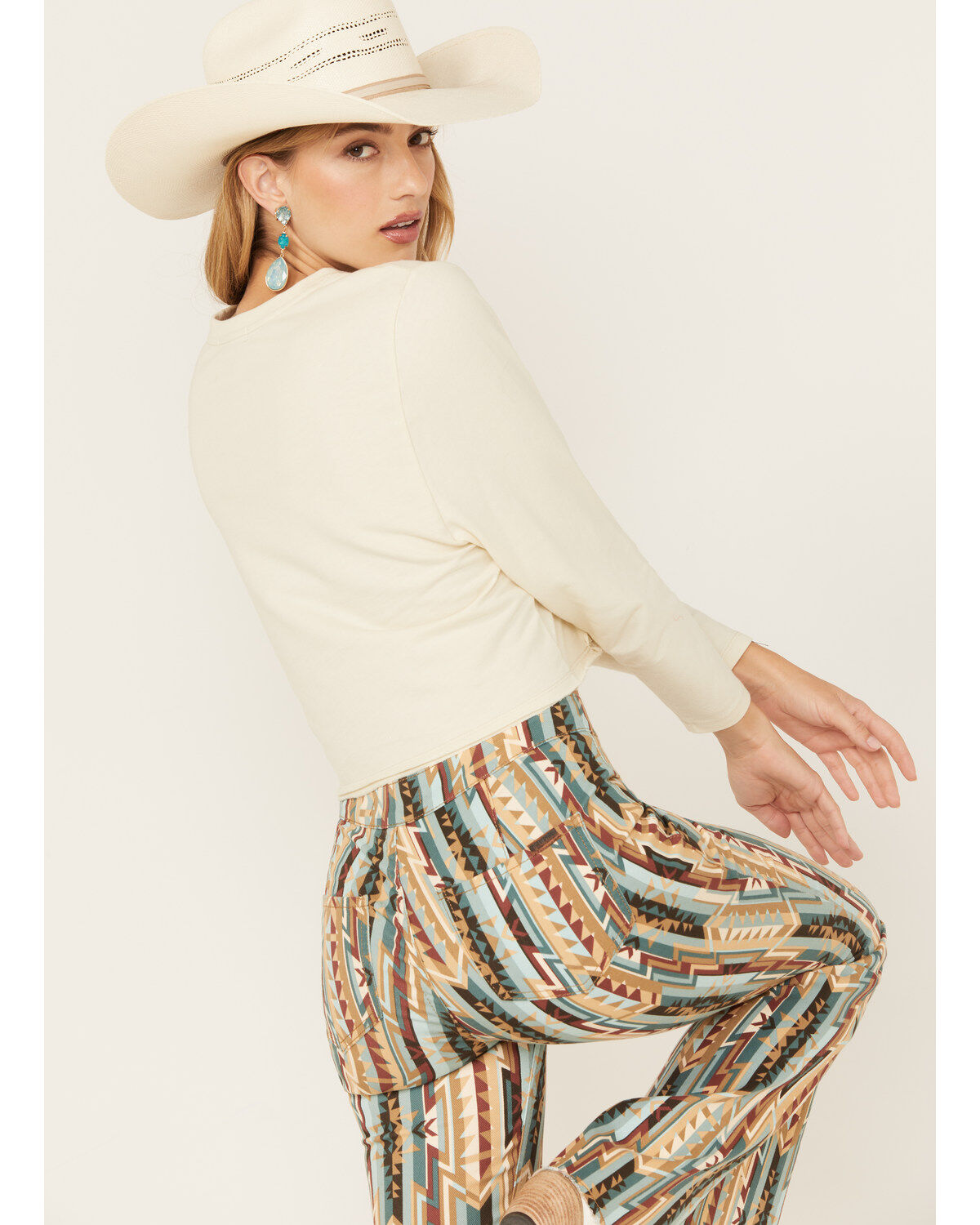 Rock & Roll Denim Women's American Rambler Graphic Long Sleeve Tee