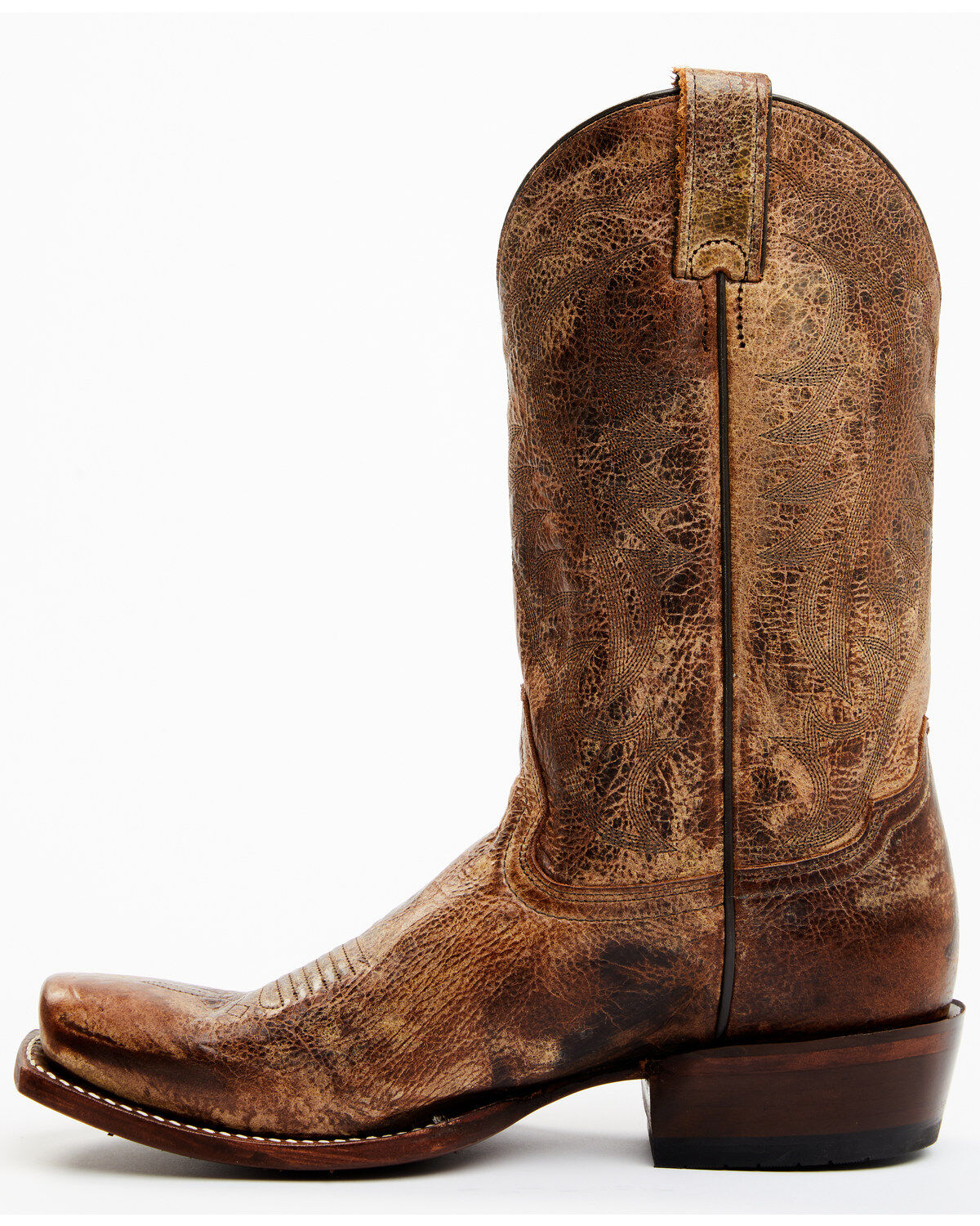 Moonshine Spirit Men's Distressed Western Boots - Square Toe