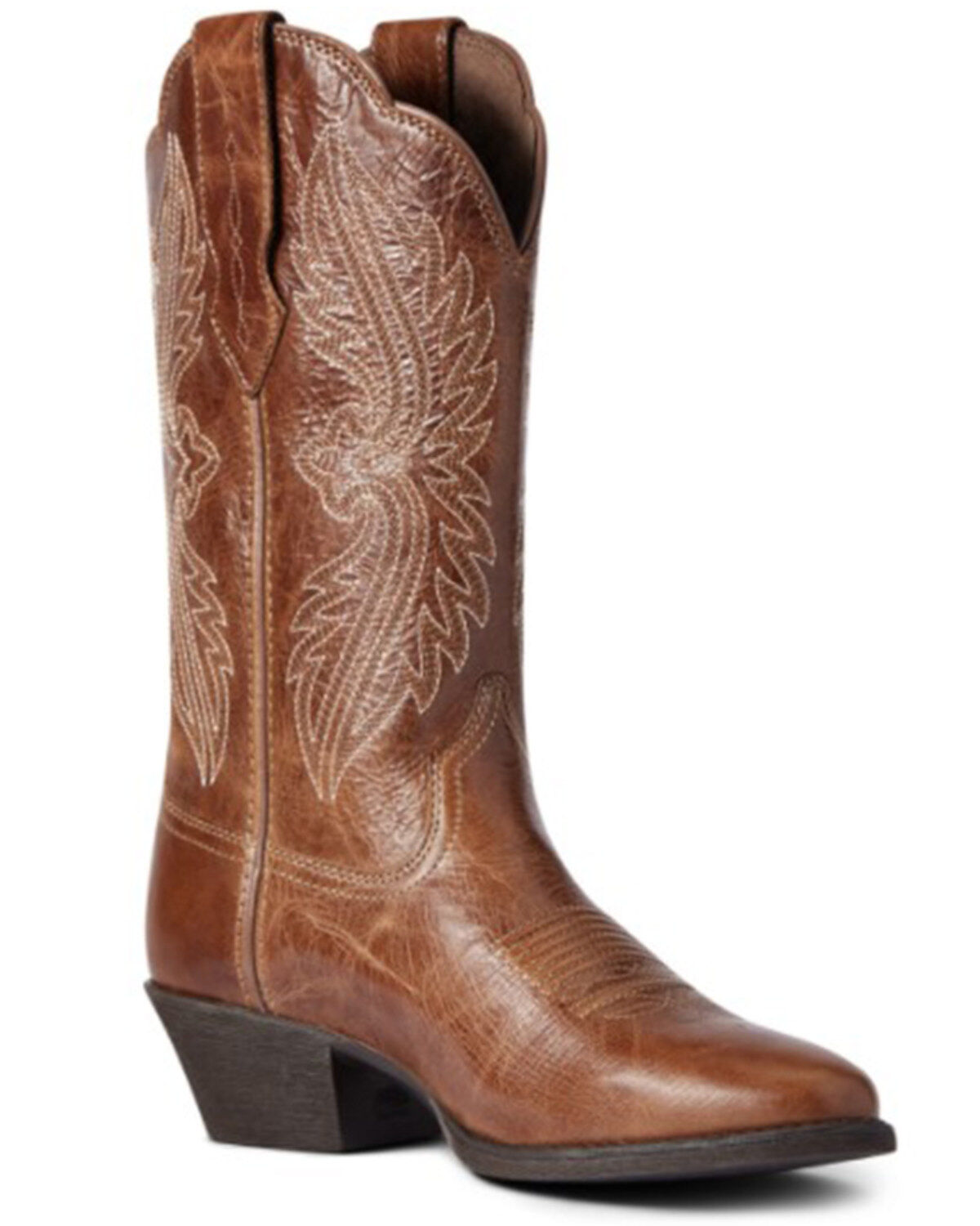 Ariat Women's Heritage R Toe Stretch Fit Full-Grain Western Performance Boots - Round Toe