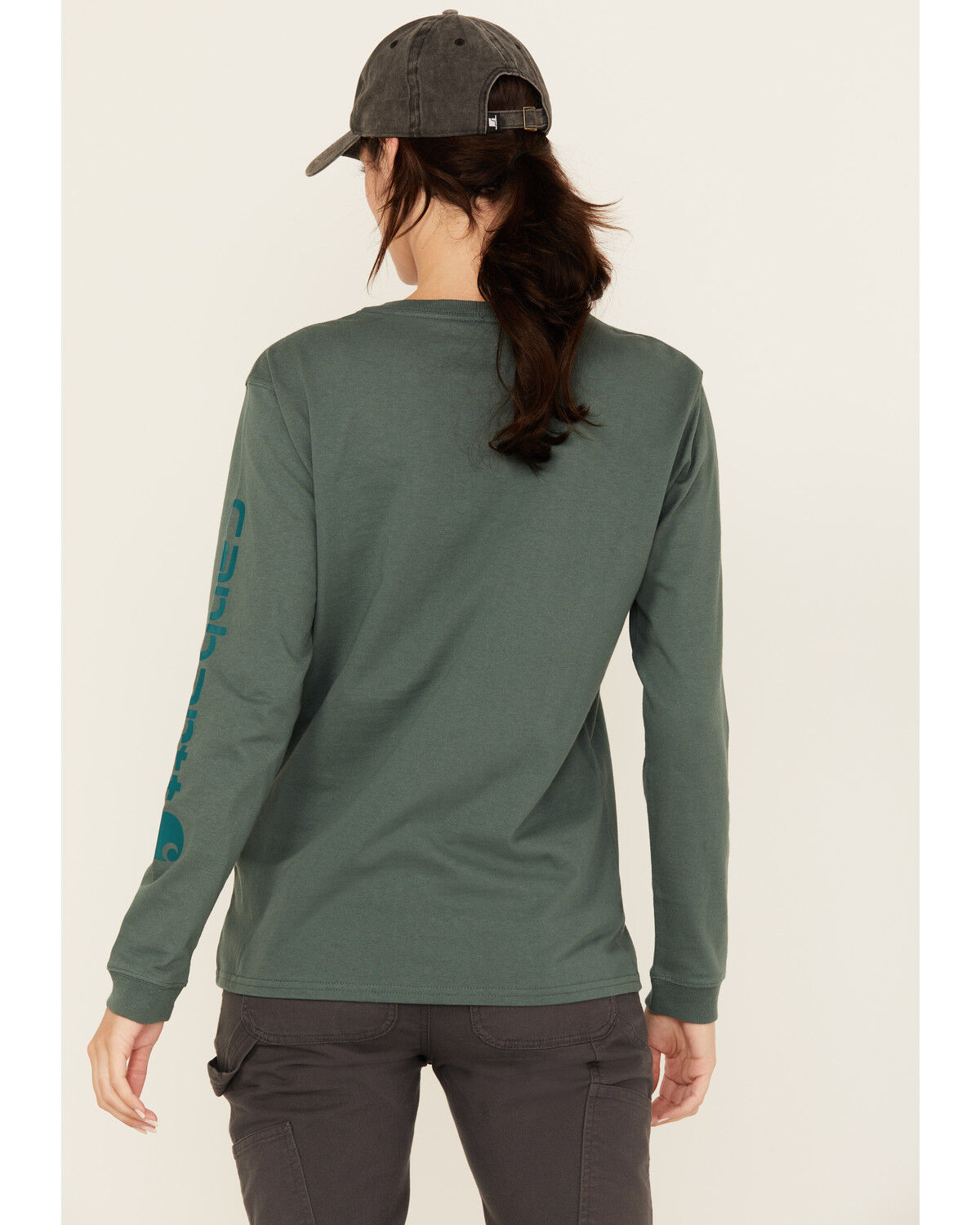 Carhartt Women's Loose Fit Heavyweight Long Sleeve Graphic Tee