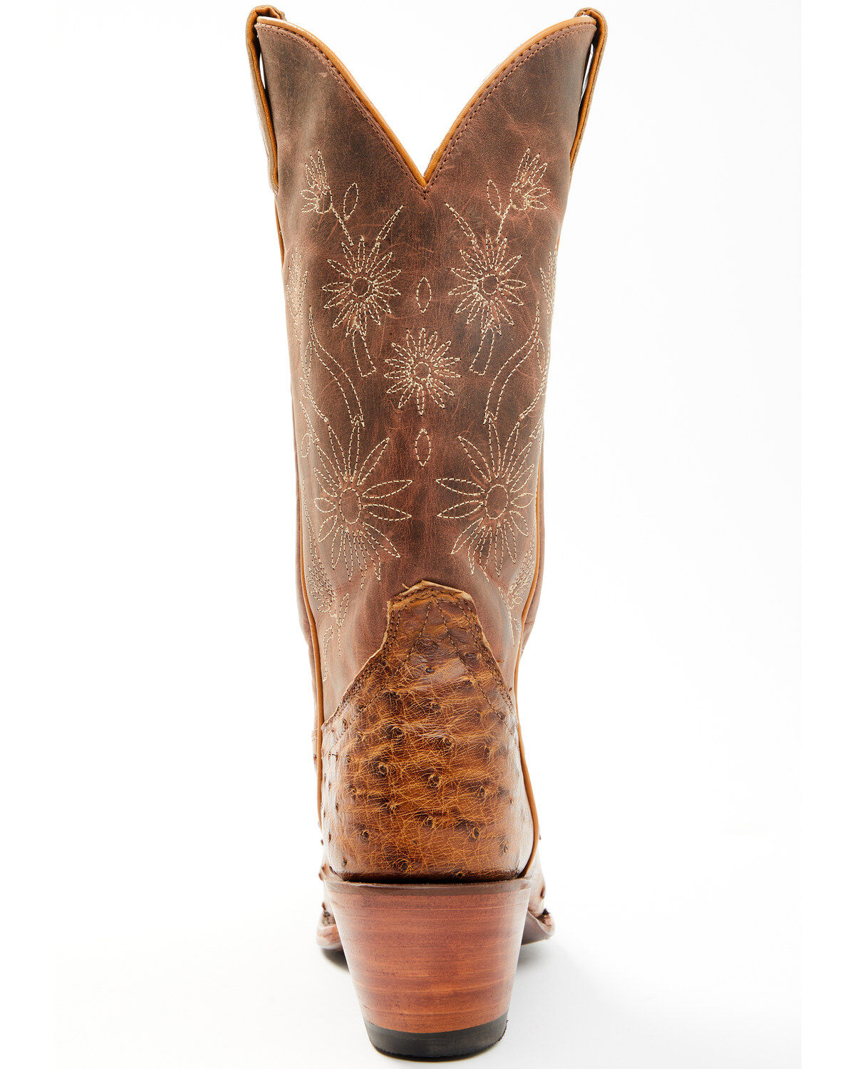 Shyanne Women's Daisie Exotic Full Quill Ostrich Western Boots - Snip Toe