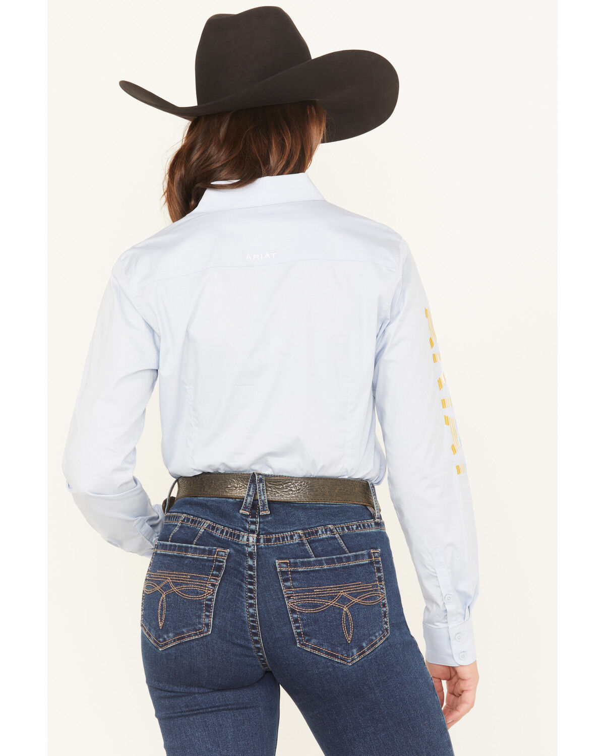 Ariat Women's Team Kirby Embroidered Long Sleeve Button-Down Stretch Western Shirt