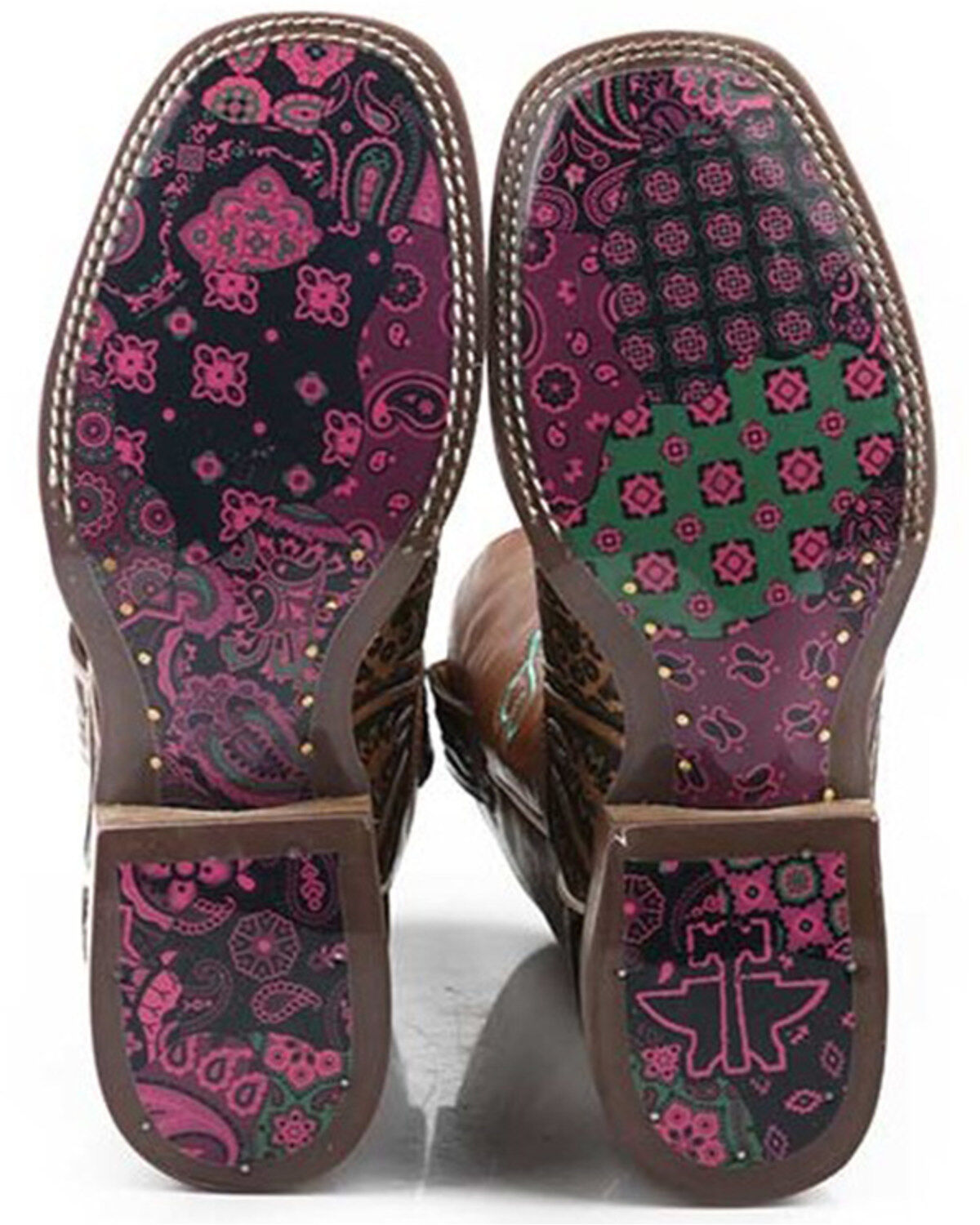 Tin Haul Women's Paisley Queen Western Boots - Broad Square Toe