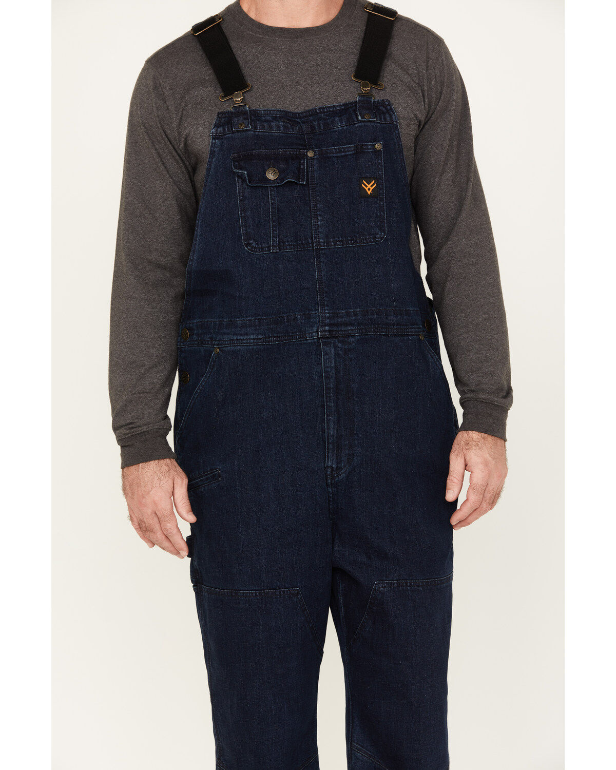 Hawx Men's Stretch Denim Bib Overalls