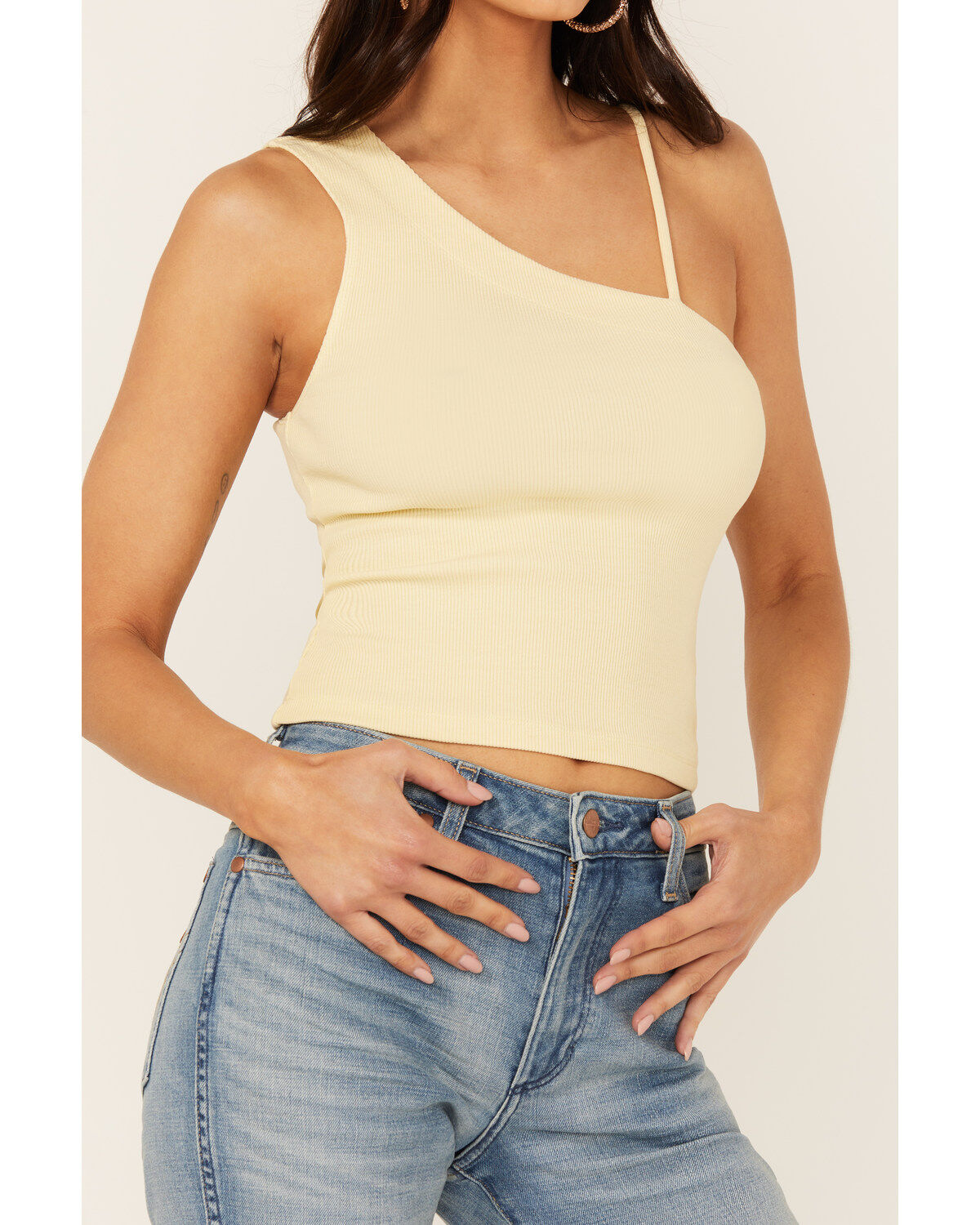 People of Leisure Women's Hollie One Shoulder Tank