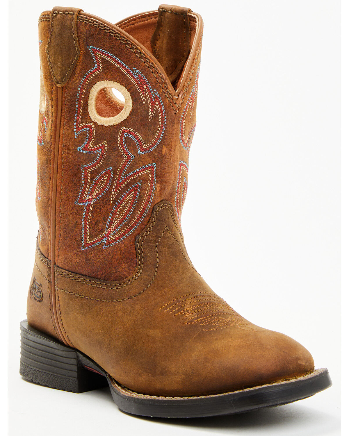 Justin Boys' Bowline Western Boots - Broad Square Toe