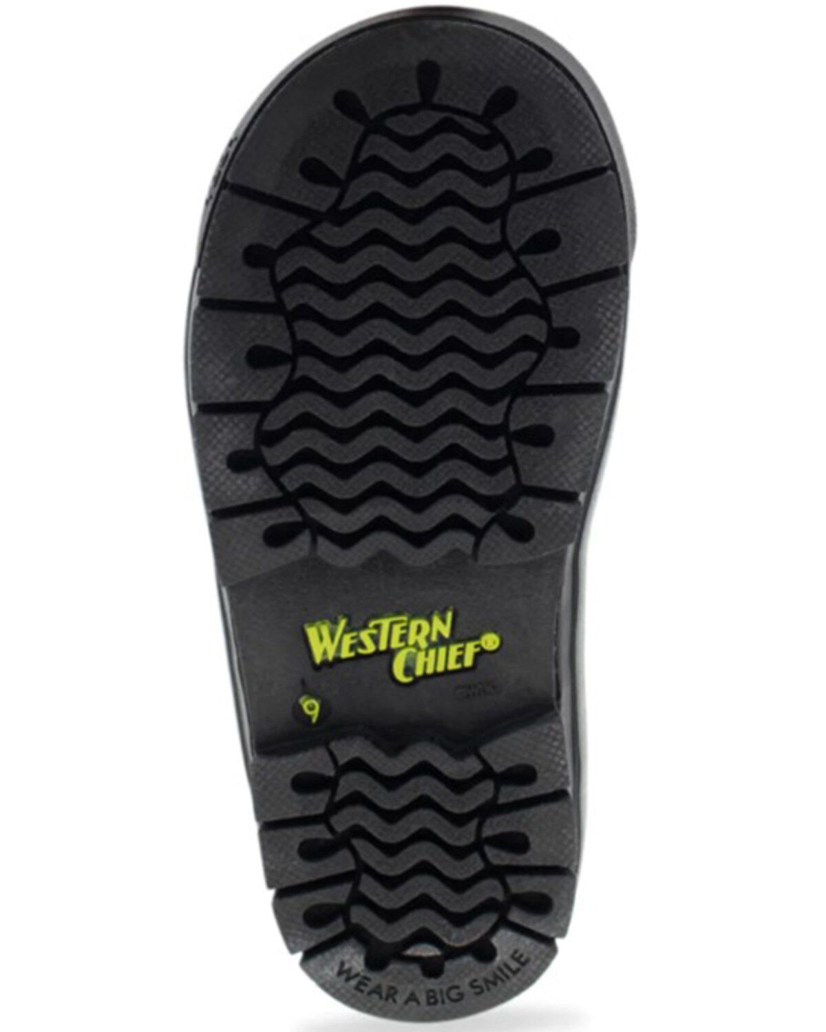 Western Chief Boys' Fire Truck Tread Rain Boots - Round Toe