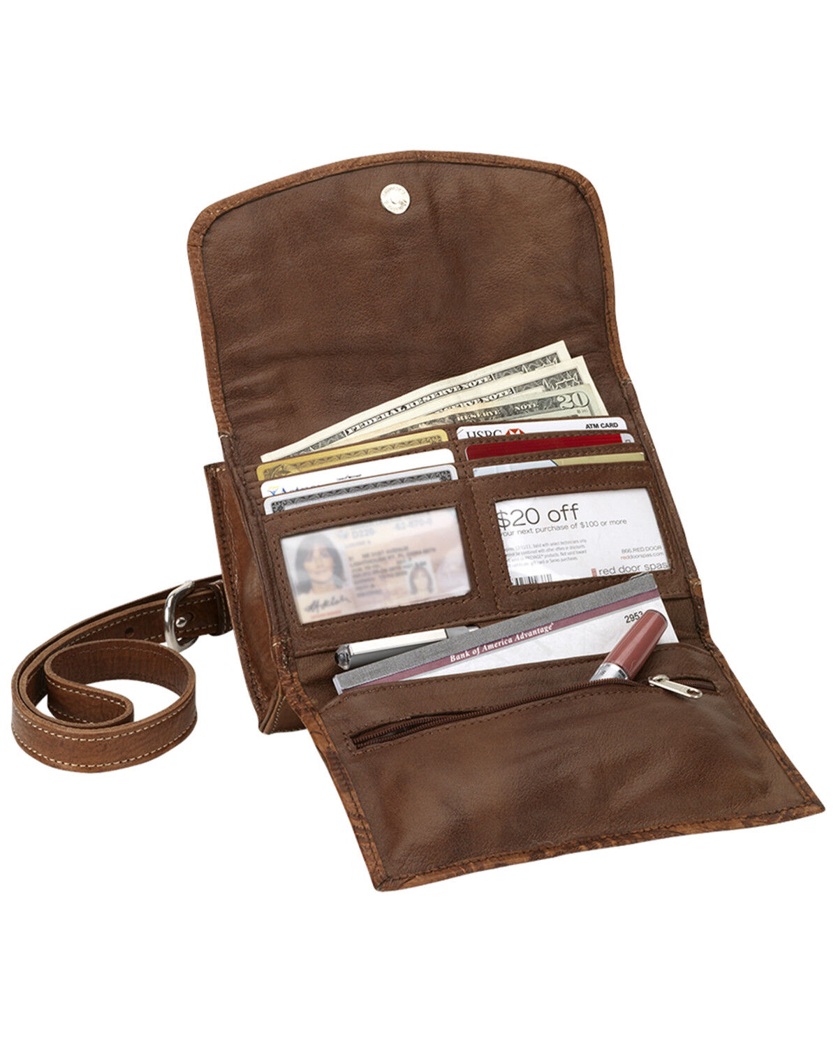 American West Desert Wildflower Crossbody Bag