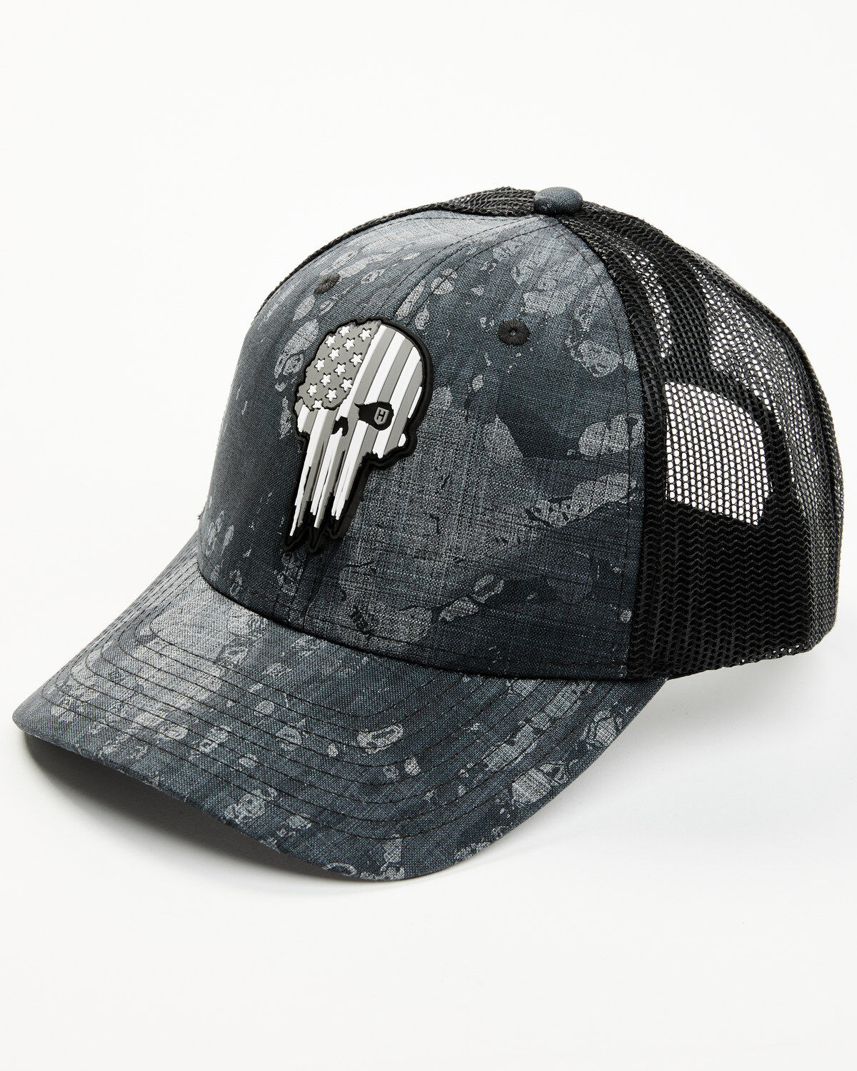 Howitzer Men's Star & Stripe Skull Ball Cap