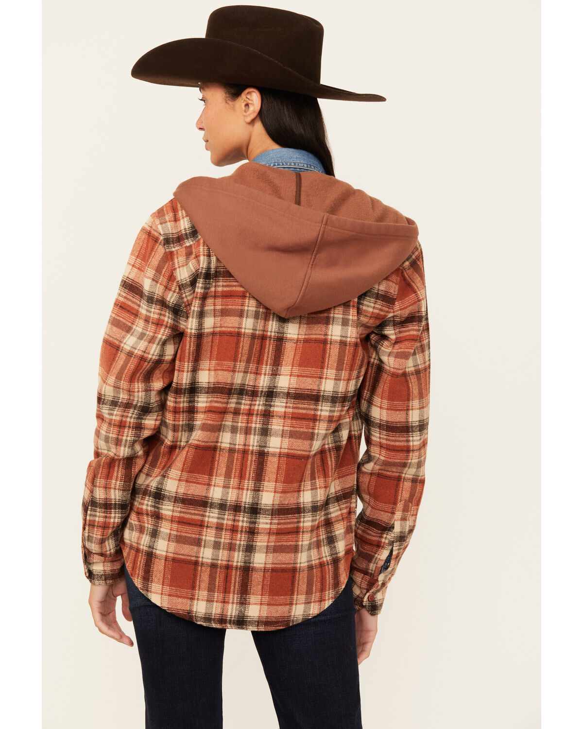 Kimes Ranch Delano Plaid Print Hooded Flannel Jacket