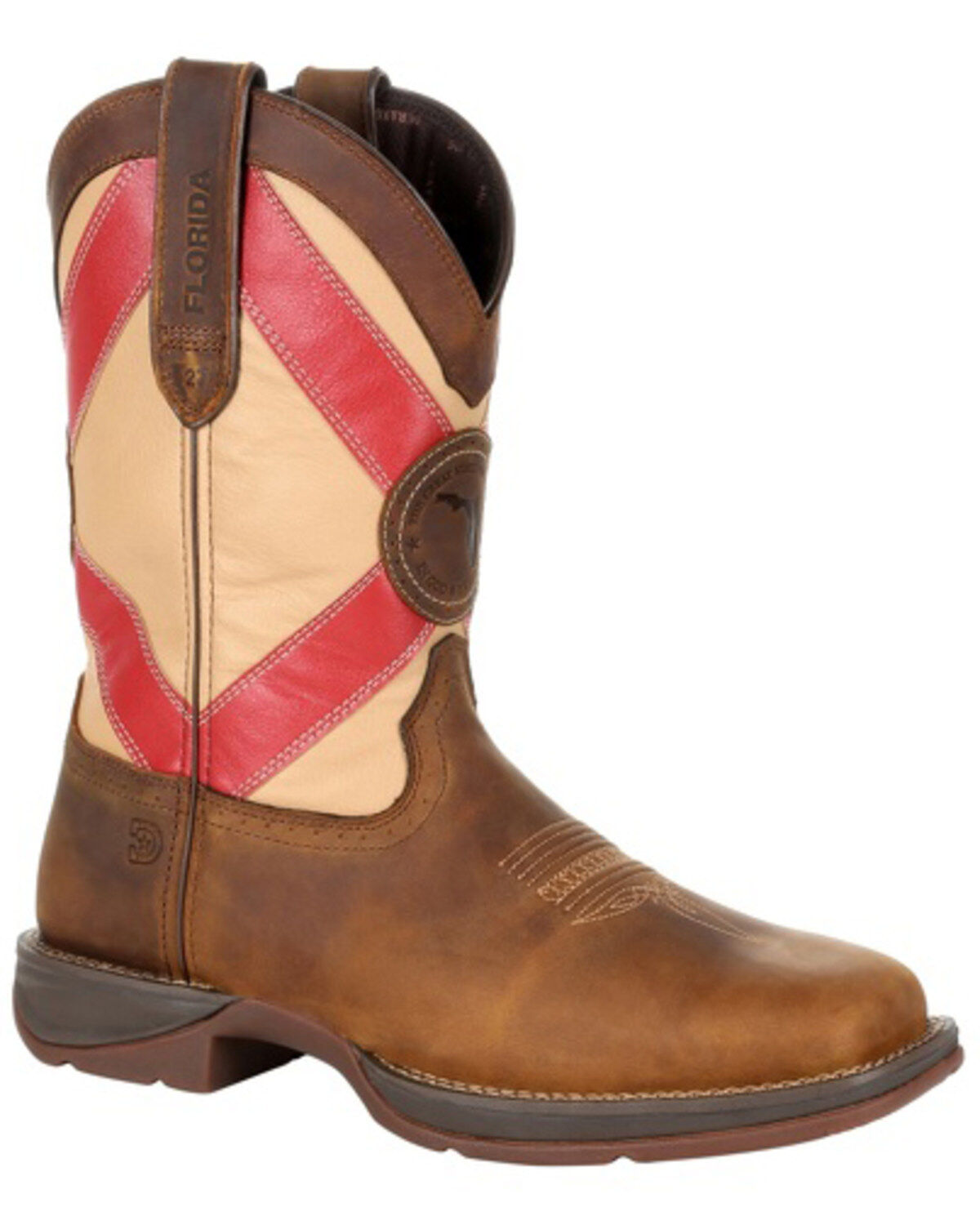 Durango Men's Florida State Flag Western Performance Boots - Square Toe