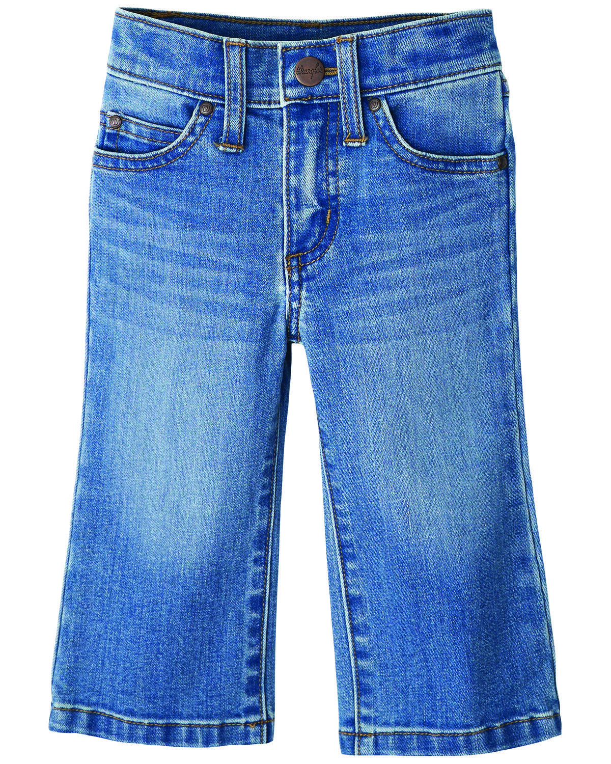 Wrangler Infant Boys' Light Wash Straight Stretch Denim Jeans