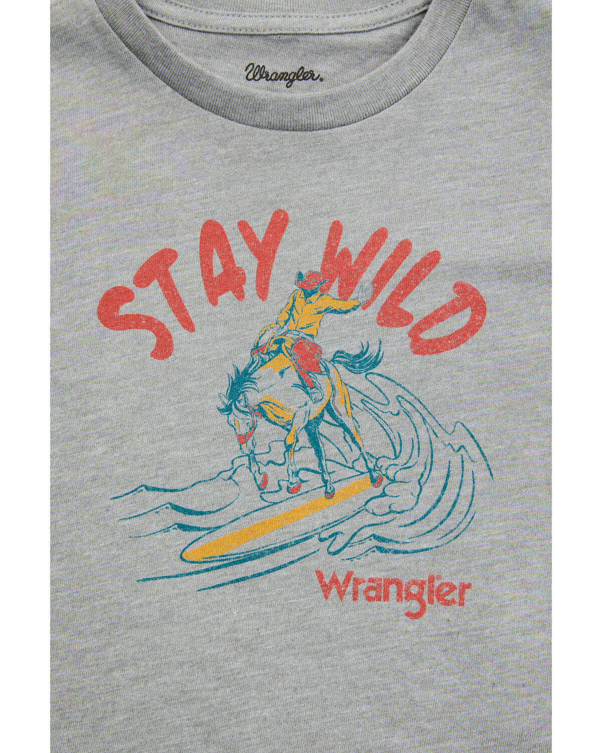 Wrangler Toddler Boys' Stay Wild Short Sleeve Graphic T-Shirt