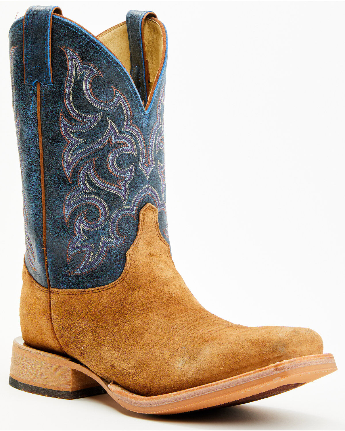 Justin Men's 11" Fergus Roughout Performance Western Boots - Square Toe