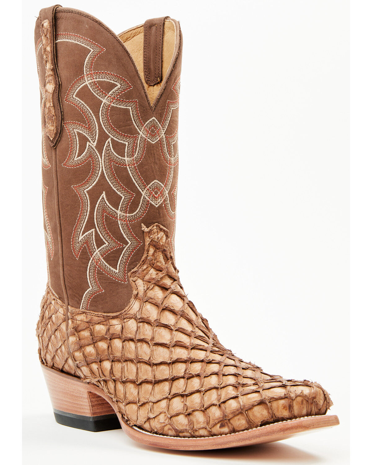 Cody James Men's Exotic Pirarucu Western Boots - Square Toe