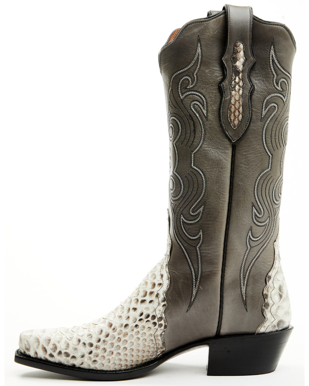 Tony Lama Women's Boot Barn Exclusive Exotic Python Tall Western Boots - Snip Toe