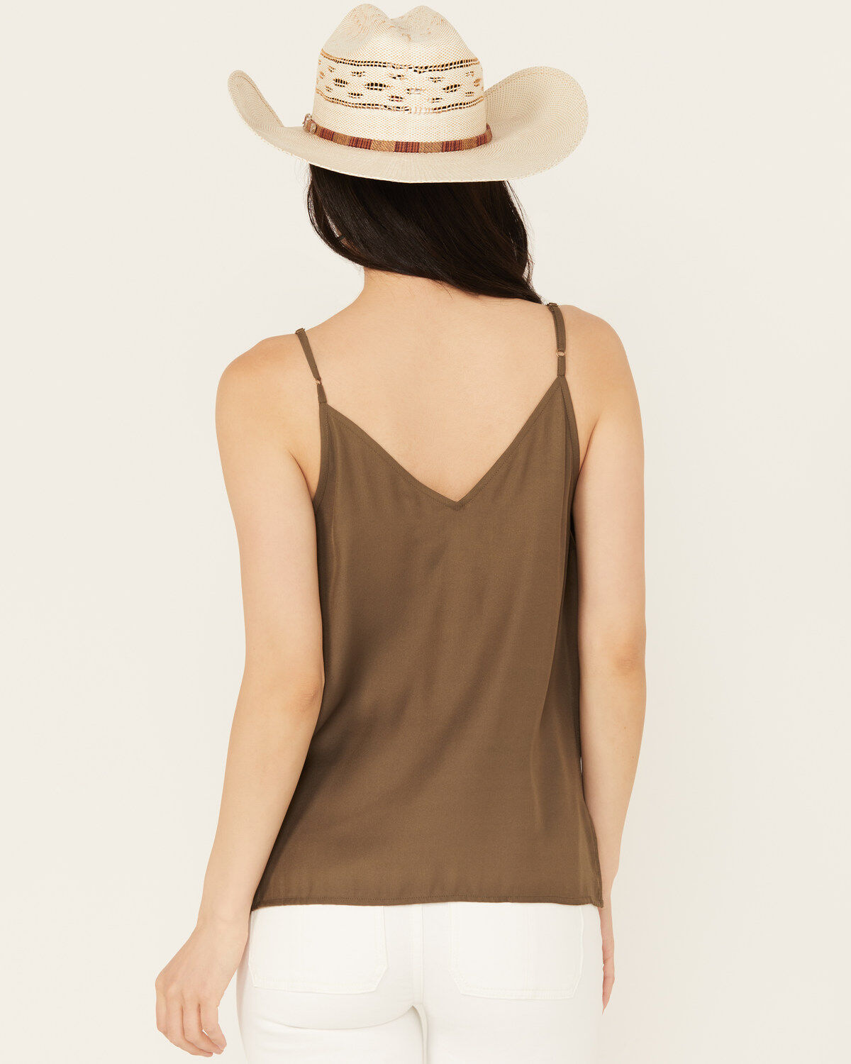 Cleo + Wolf Women's Henley Silk Cami