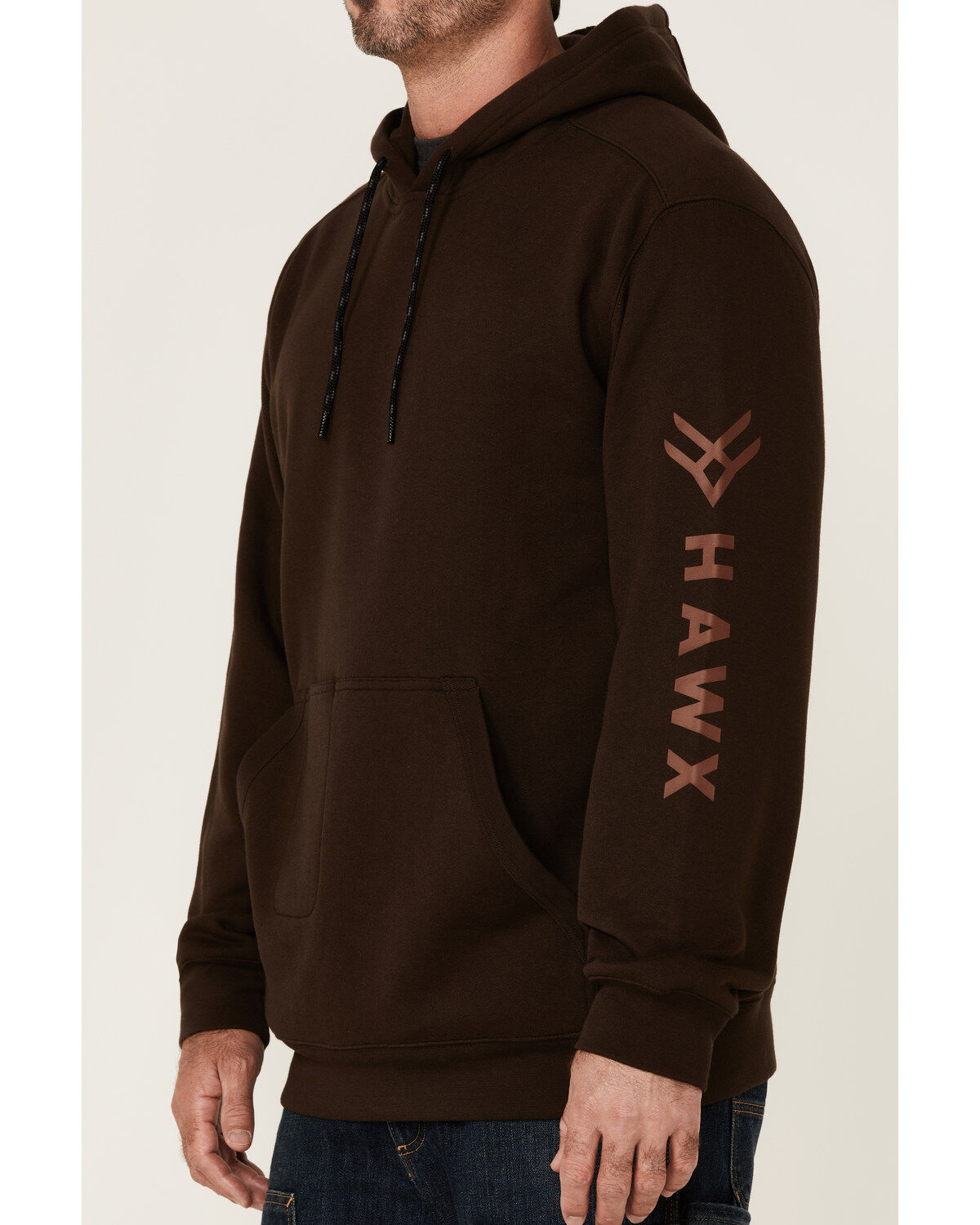 Hawx Men's Primo Logo Graphic Fleece Hooded Work Sweatshirt