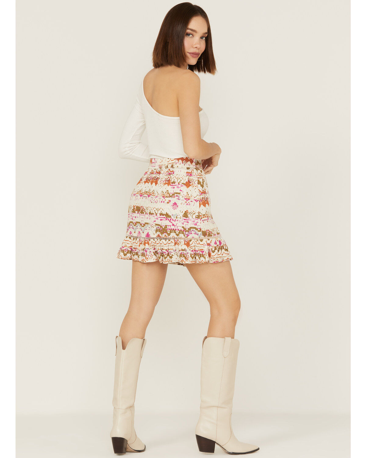 Shyanne Women's Abstract Southwestern Print Skirt