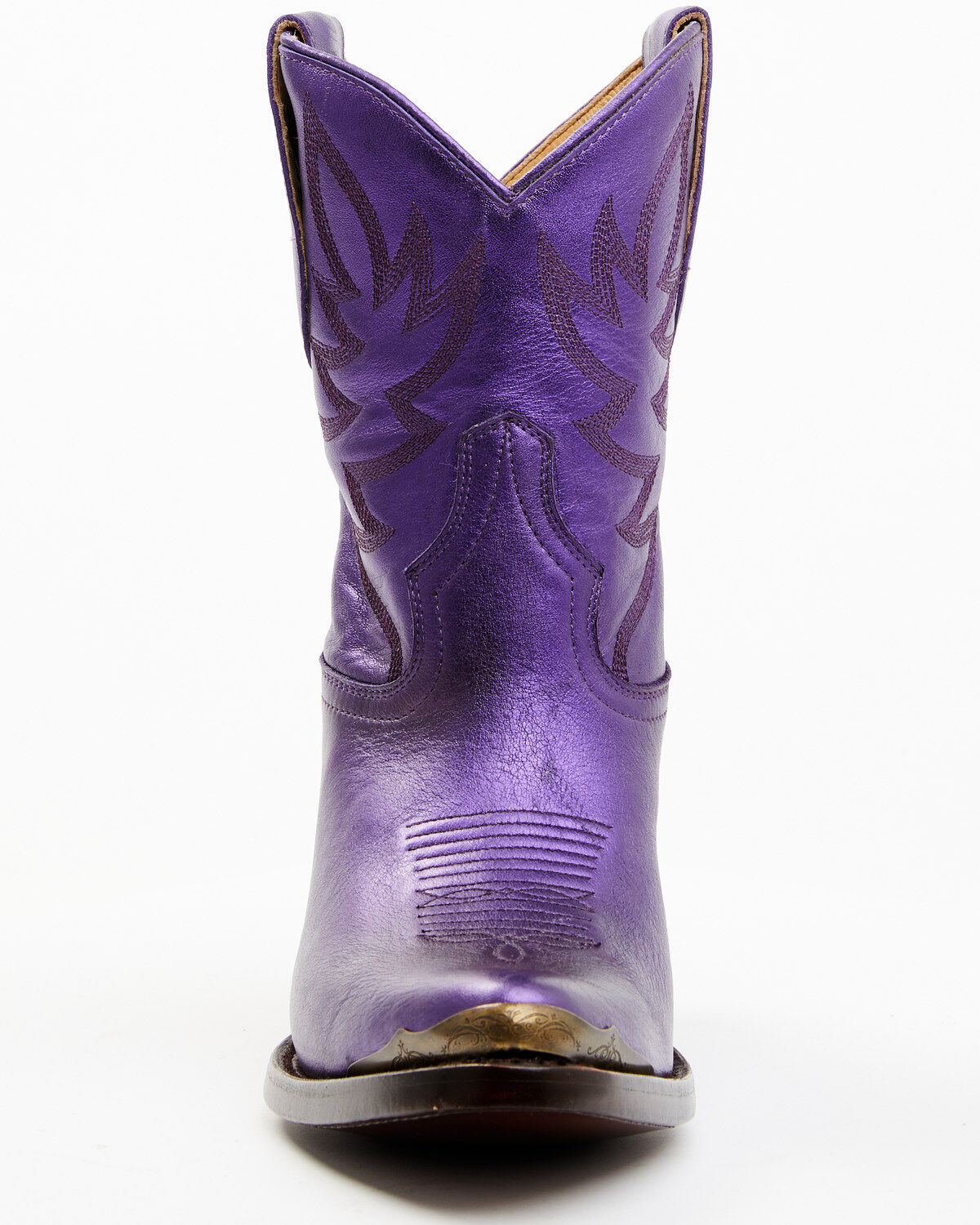 Idyllwind Women's Wheels Metallic Leather Booties - Round Toe