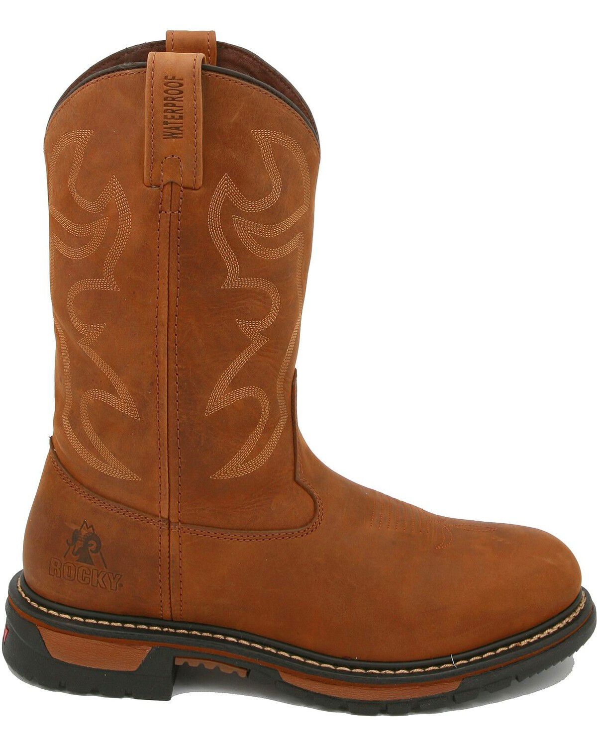 Rocky Men's Branson Roper Waterproof Western Boots