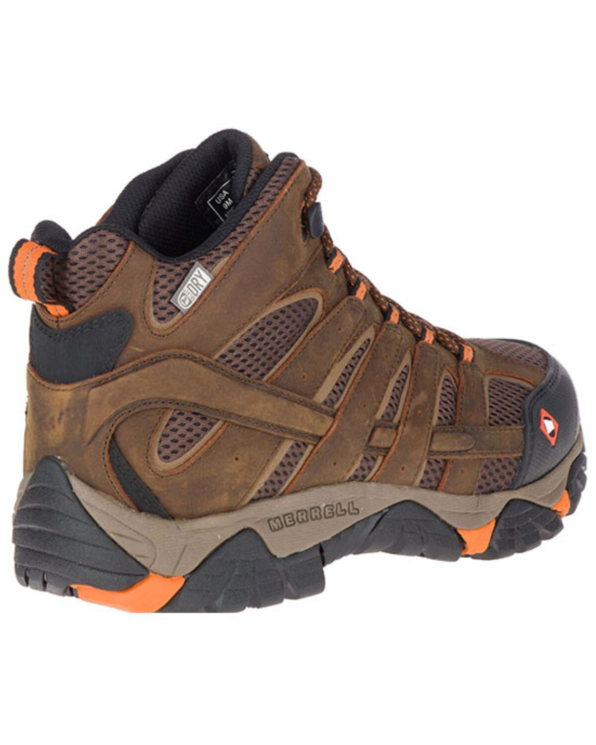 Merrell Men's MOAB Vertex Waterproof Hiking Boots - Soft Toe