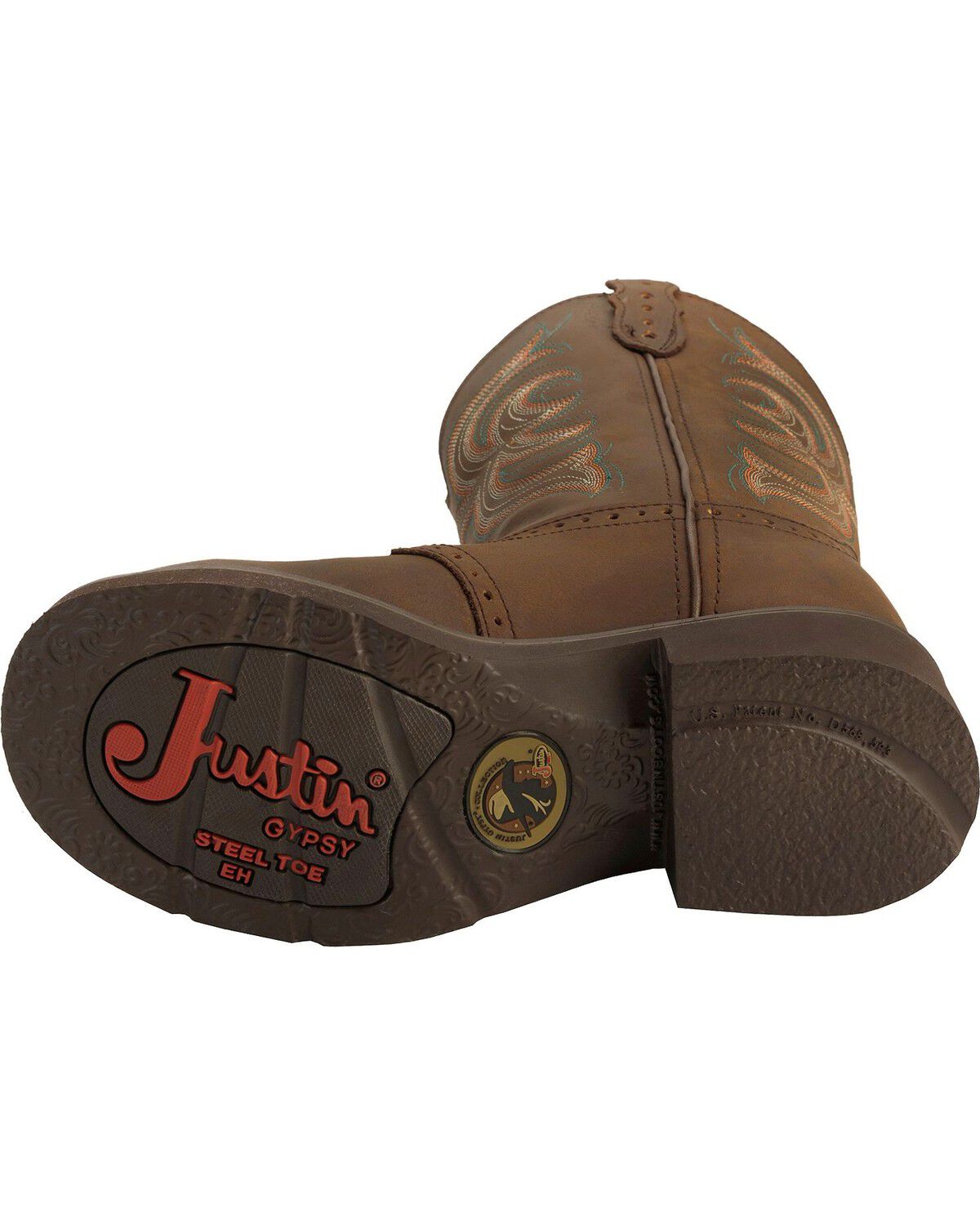 Justin Gypsy Women's Wanette 11" Brown EH Work Boots - Steel Toe
