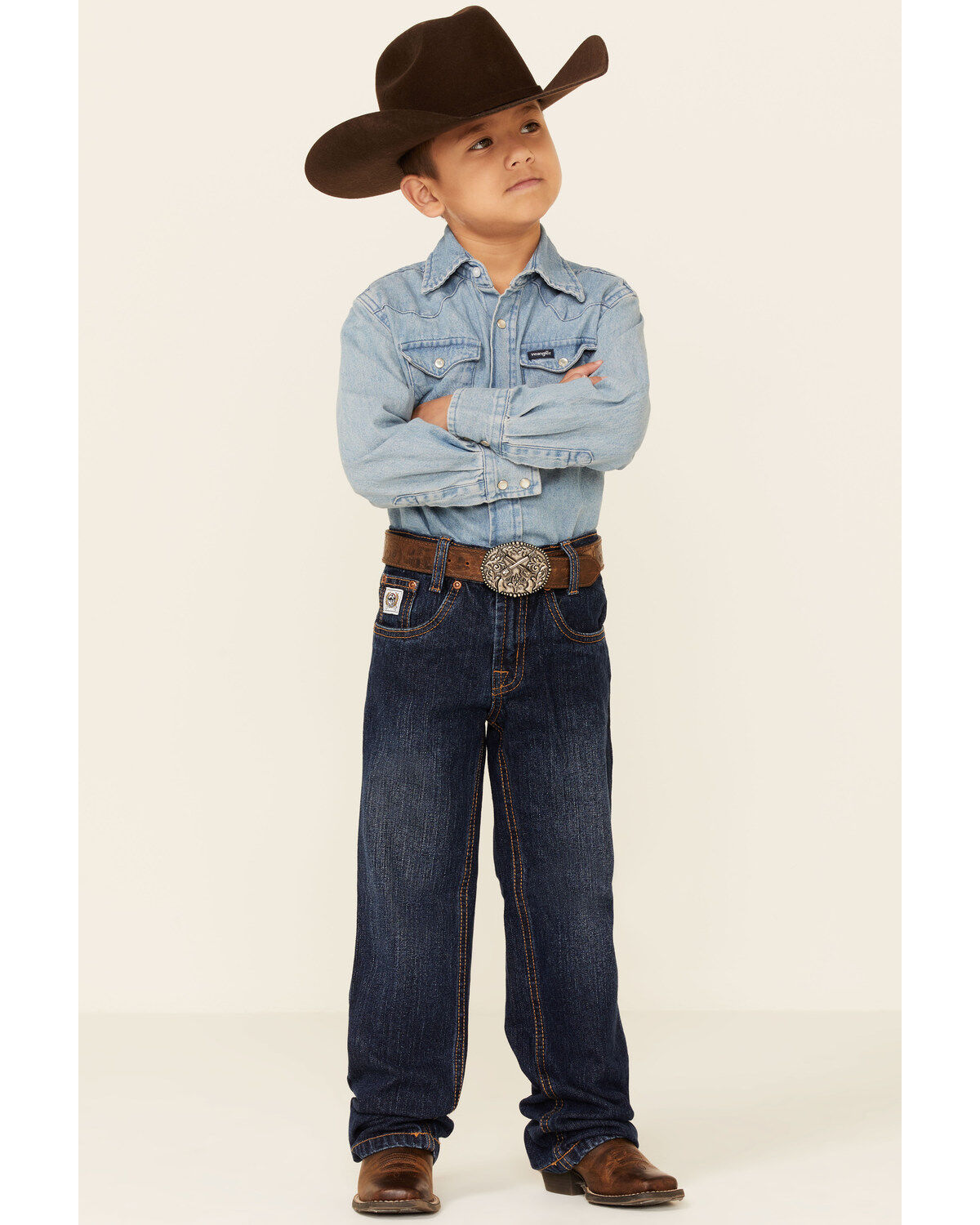 Cinch Boys' White Label Demin Straight Leg Jeans - 4-7