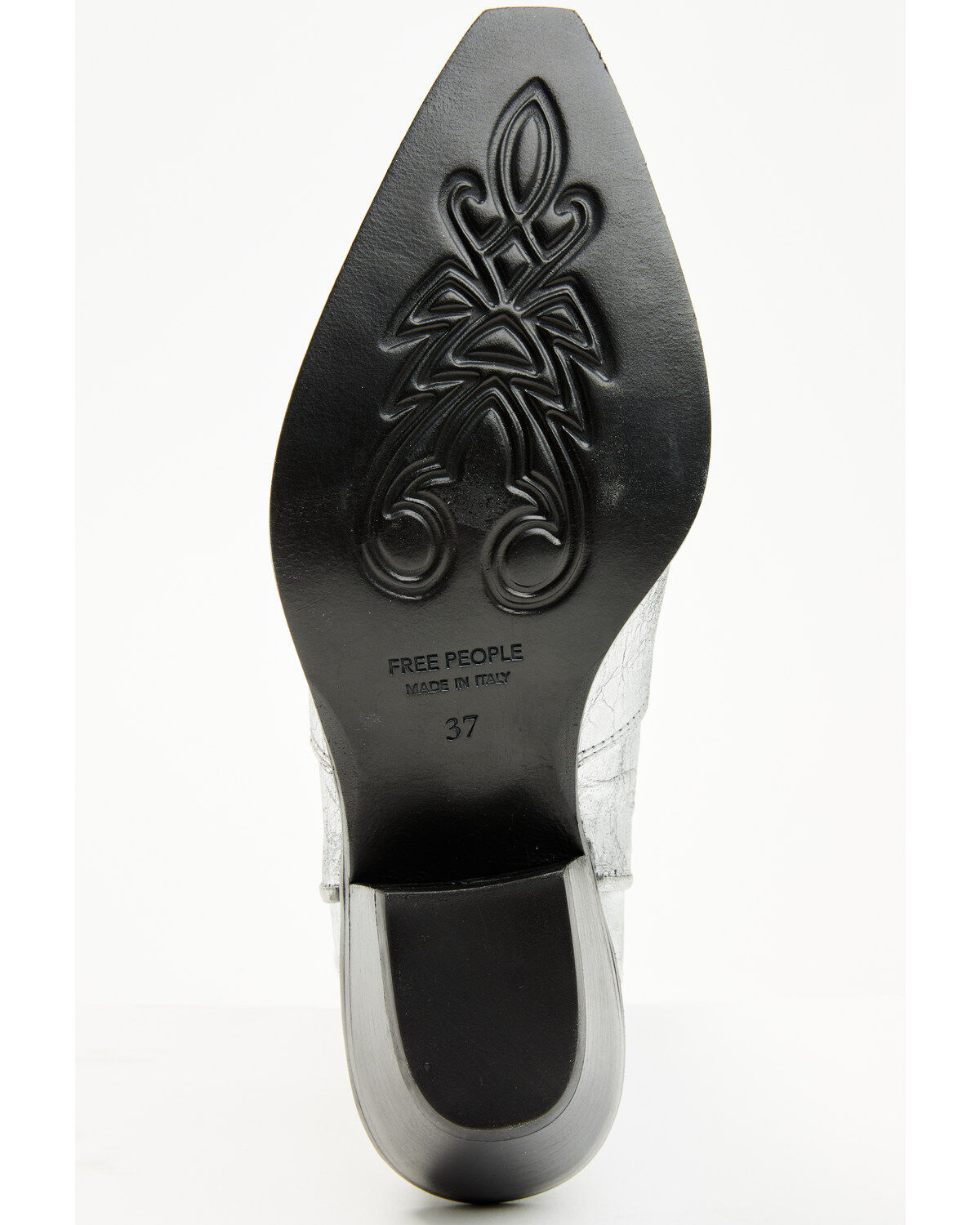 Free People Women's Way Out West Metallic Western Boots - Snip Toe