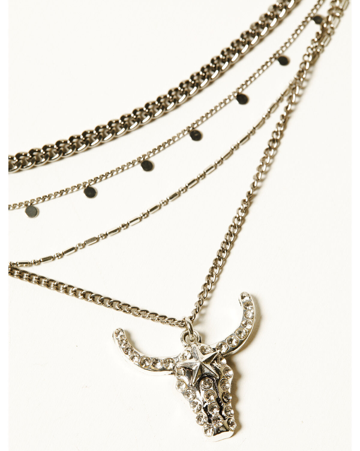 Shyanne Women's Steer Head Layered Necklace