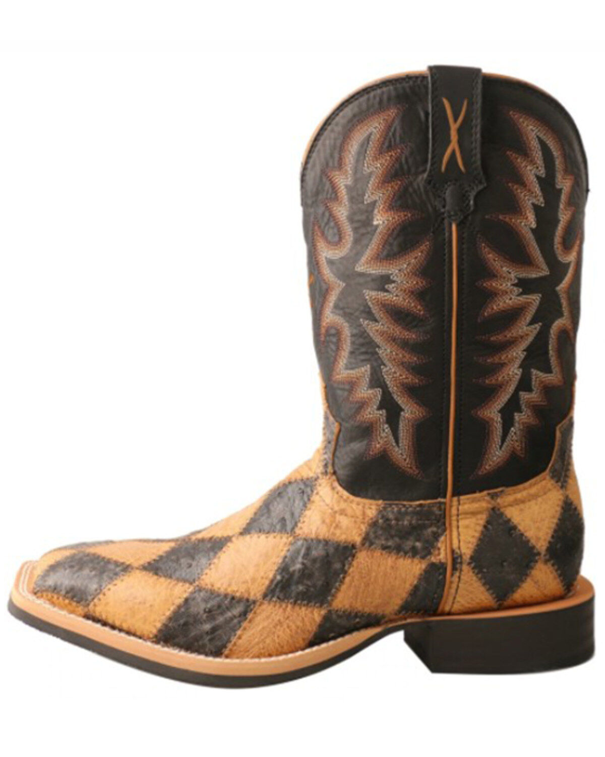 Twisted X Men's Ruff Stock Western Boots - Broad Square Toe