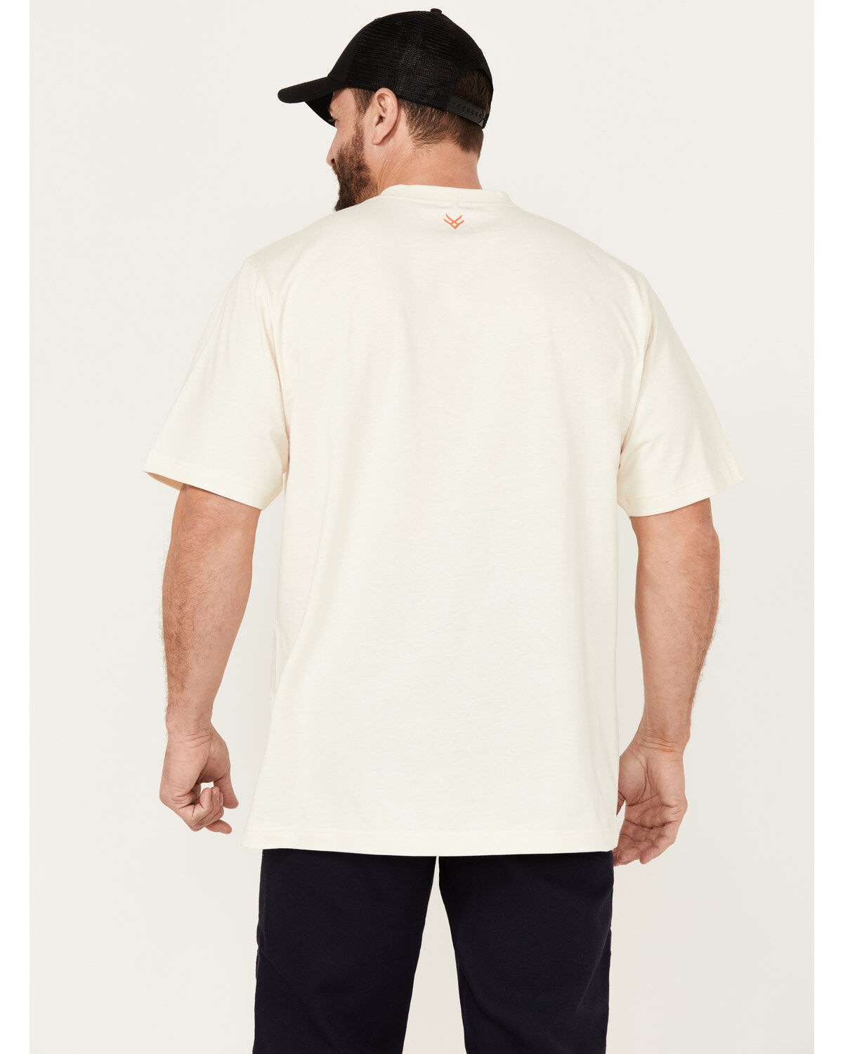 Hawx Men's Camo Flag Short Sleeve Graphic Work T-Shirt