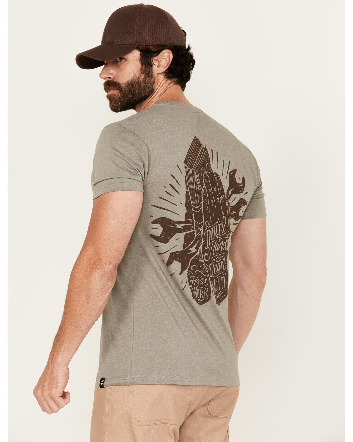 Troll Co Men's Hard Work Short Sleeve Graphic T-Shirt