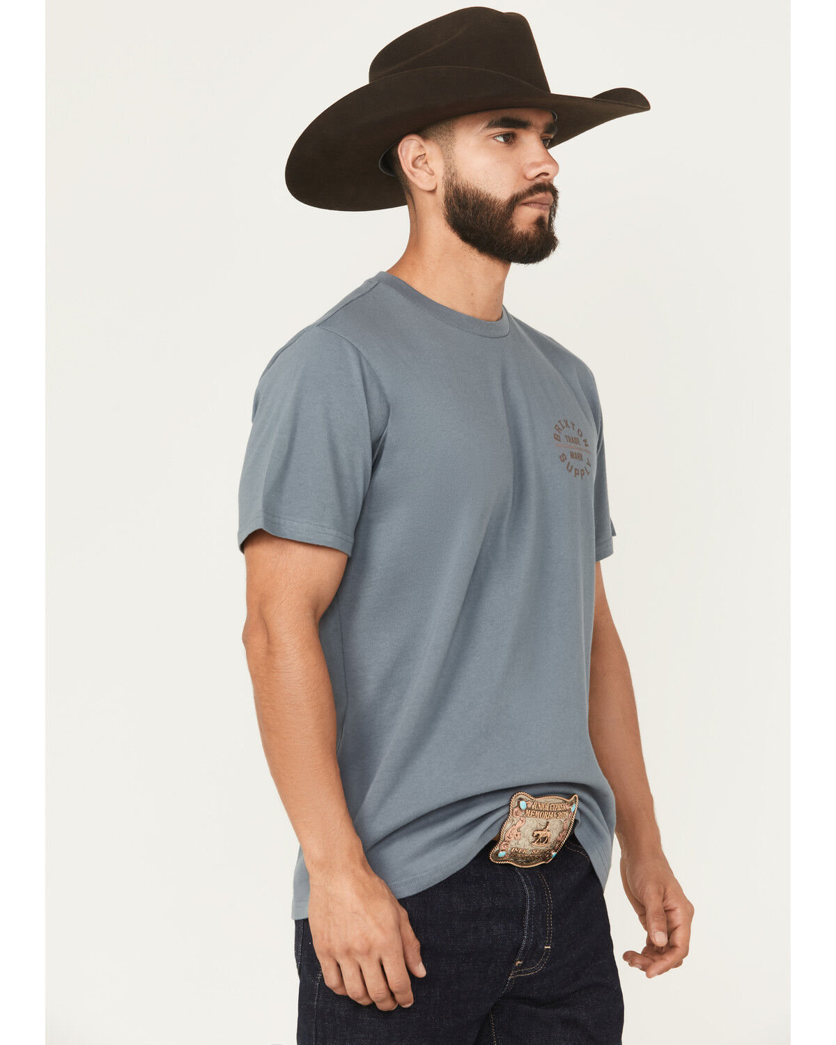 Brixton Men's Oath Logo Short Sleeve Graphic T-Shirt