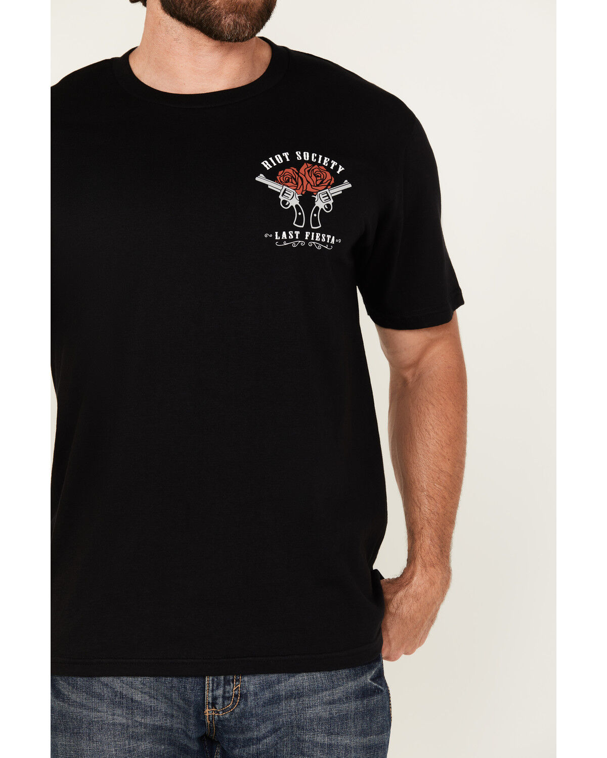 Riot Society Men's Boot Barn Exclusive Fiesta Cowgirl Short Sleeve Graphic T-Shirt