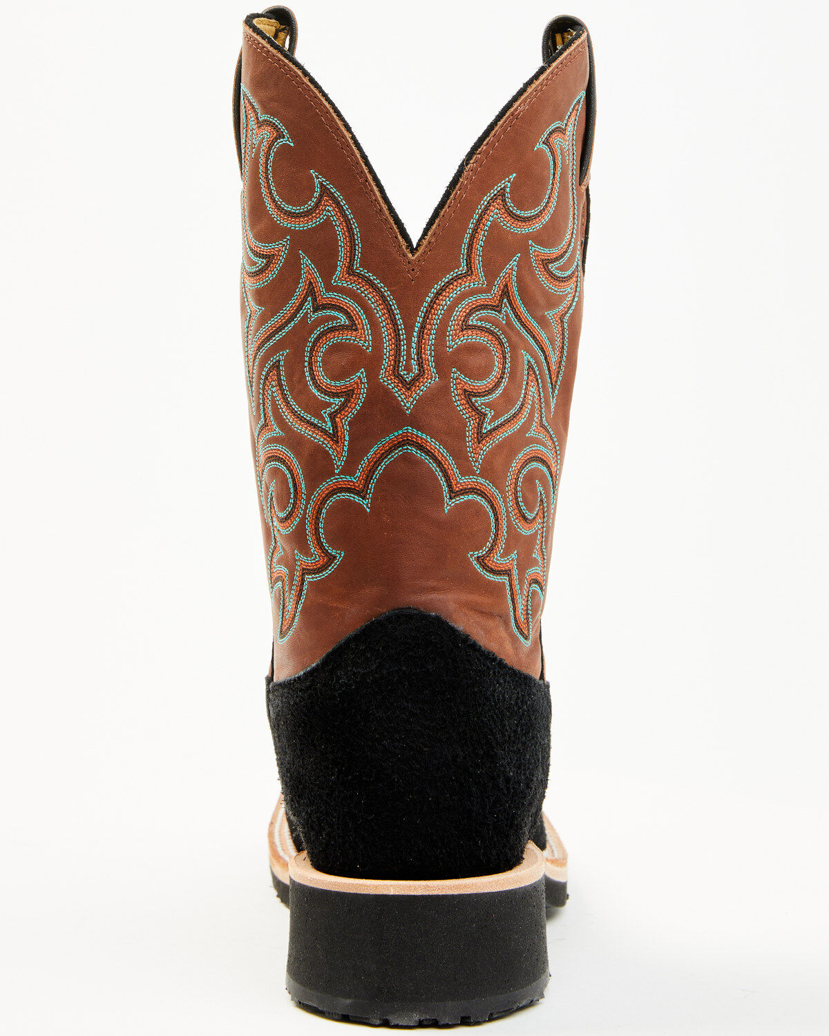 Justin Men's Alamo Roughout Western Boots - Broad Square Toe