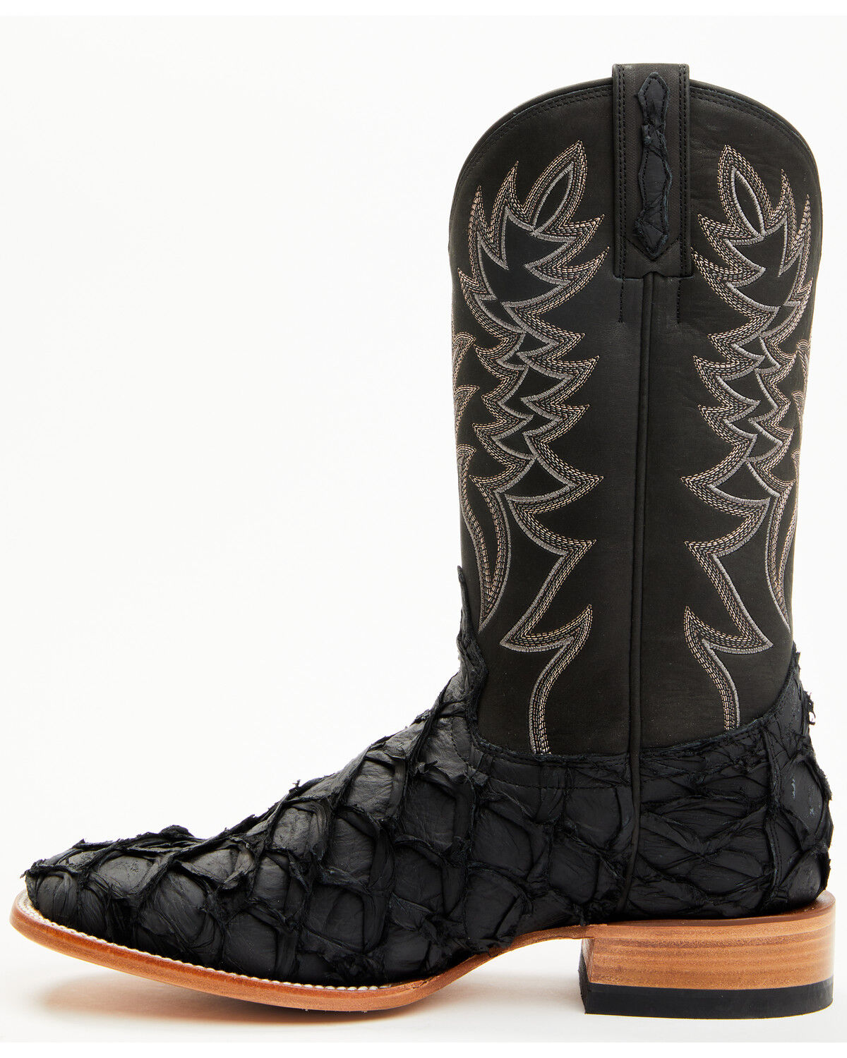 Cody James Men's Exotic Pirarucu Western Boots - Broad Square Toe