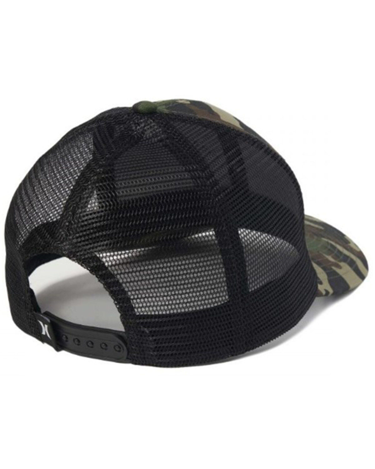 Hurley Men's Camo Print Brighton Logo Patch Ball Cap