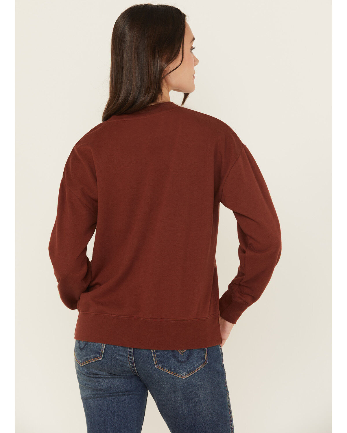 Shyanne Women's Running Horses Loose Fit Graphic Sweatshirt