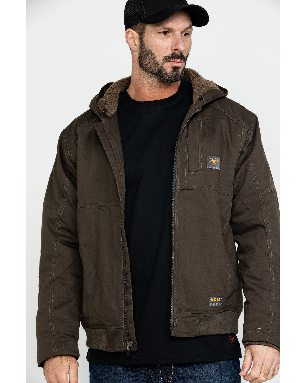 Ariat Men's Rebar Dura Canvas Zip-Front Work Jacket - Big & Tall
